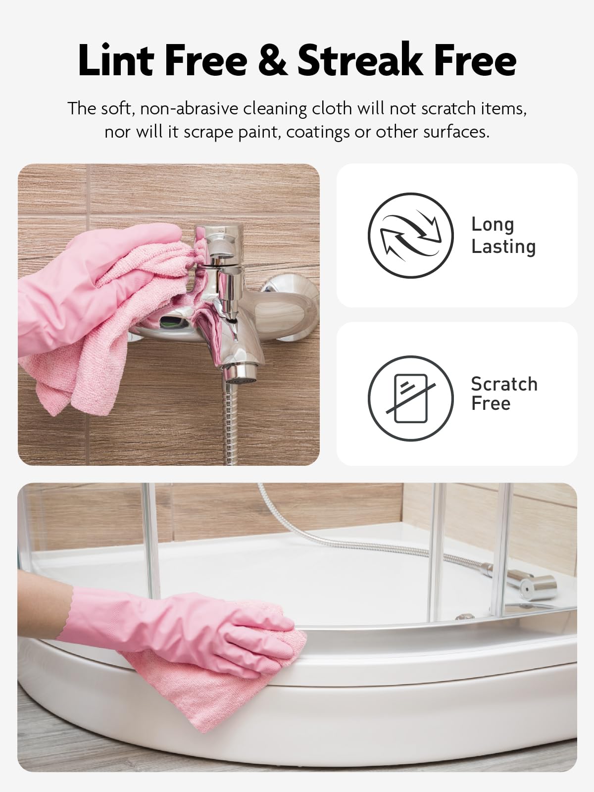 Microfiber Cleaning Cloth Roll (40 Count) - ModHome Supplies