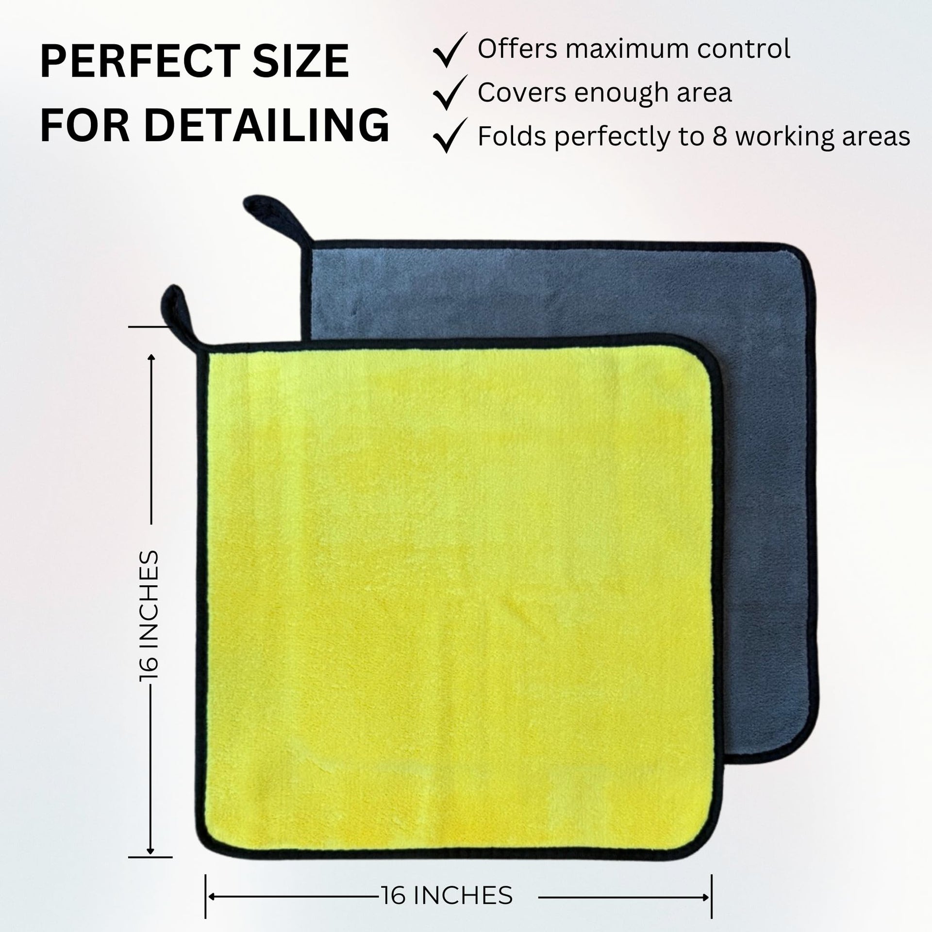 Car Detailing Microfiber Towels (3 Count)
