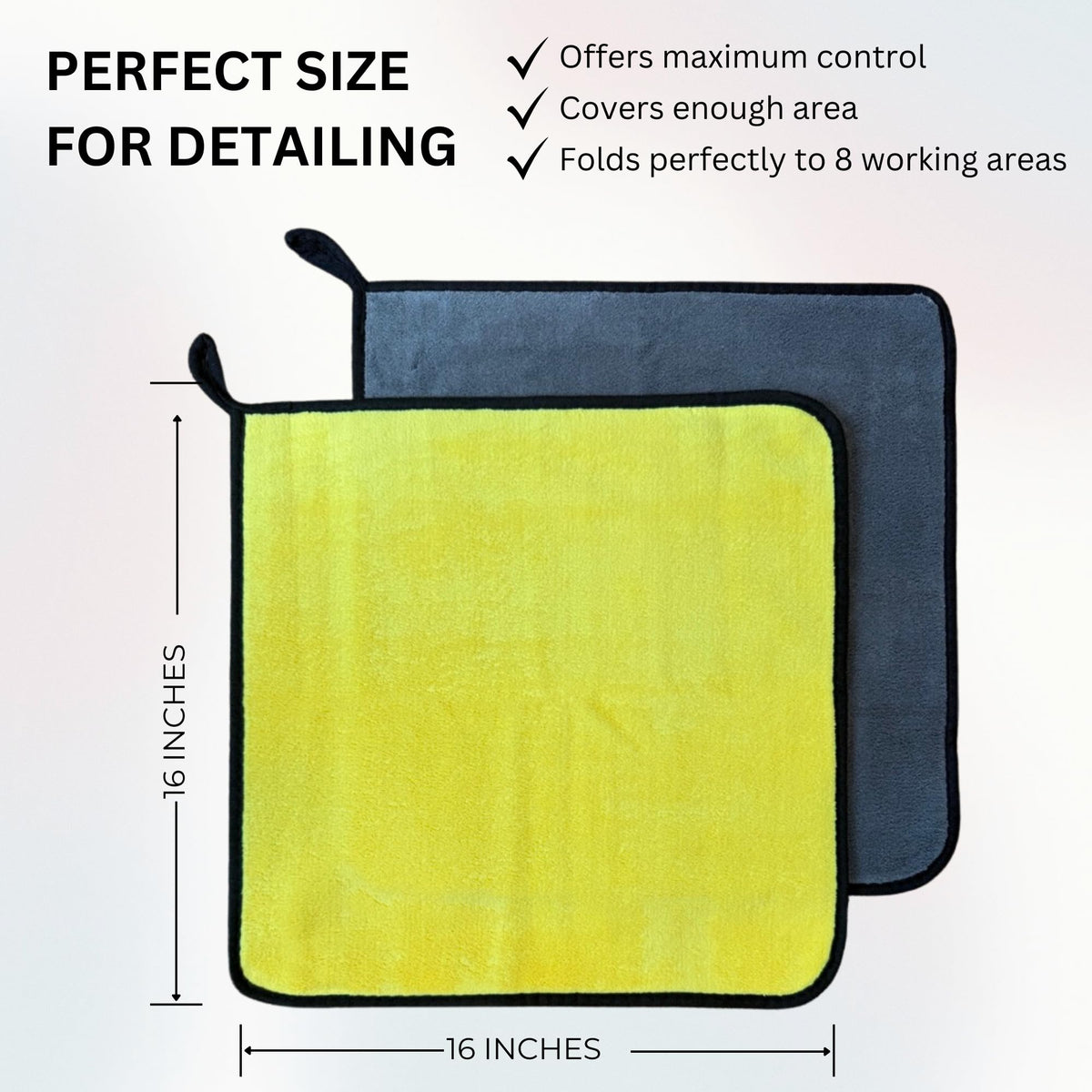 Car Detailing Microfiber Towels (3 Count)