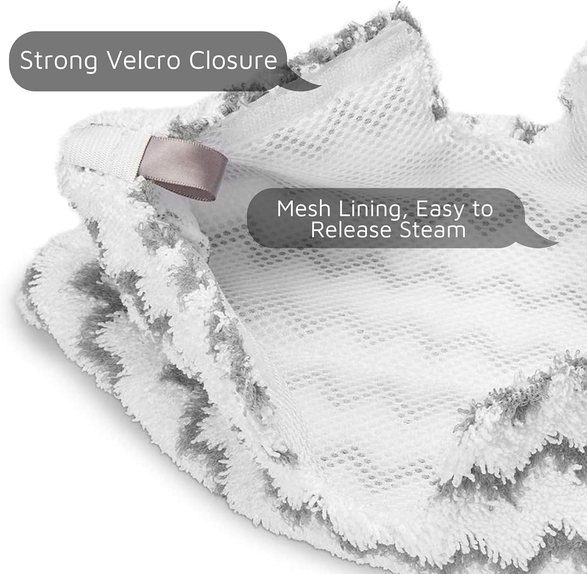 Steam Mop Replacement Scrub Pads for Shark Steamer S3501 S3601 8Pack (4 Count)