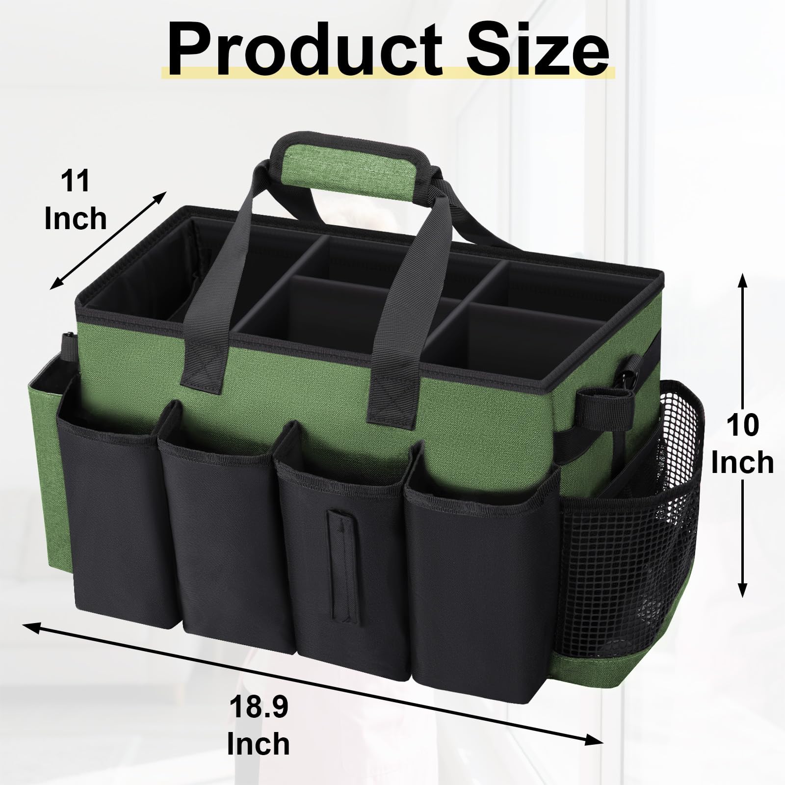 Wearable Large Cleaning Caddy Bag for Housekeepers