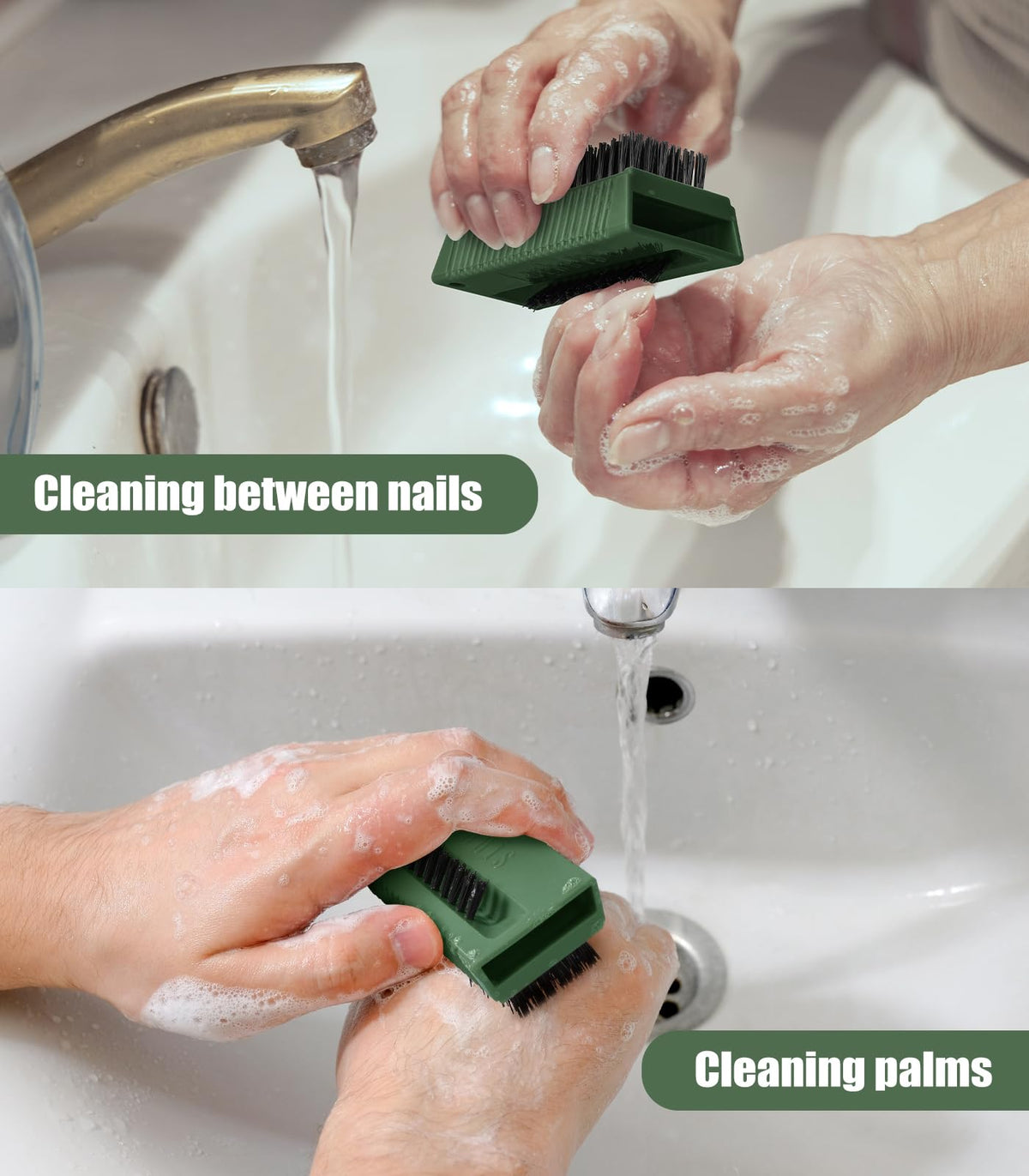 Nail Brush for Cleaning Fingernails (2 Count)