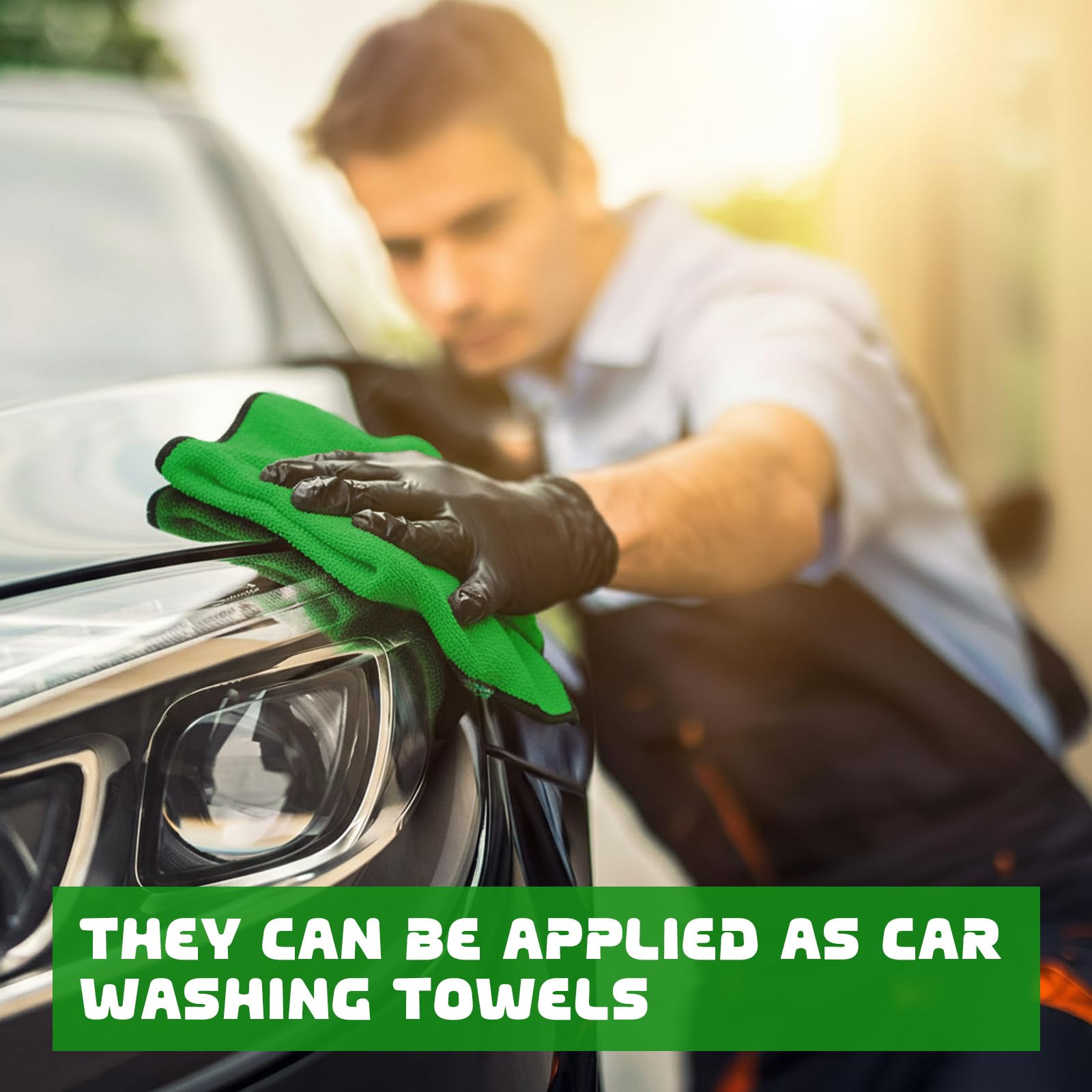 50 Pcs Microfiber Towels (50 Count)
