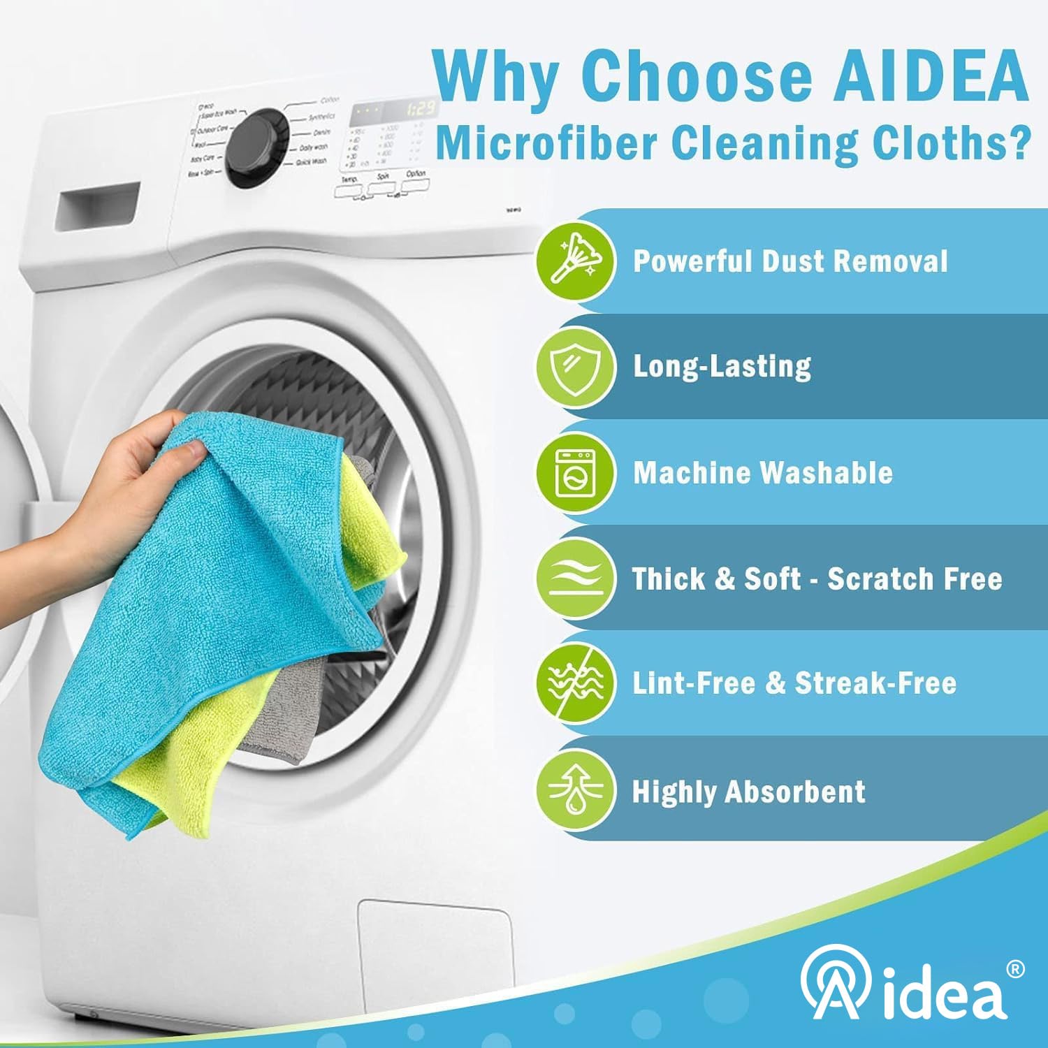 Microfiber Cleaning Cloth (8 Count)