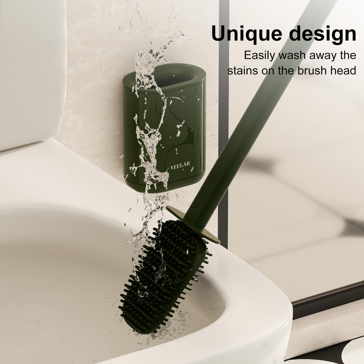 Toilet Brush and Holder Set