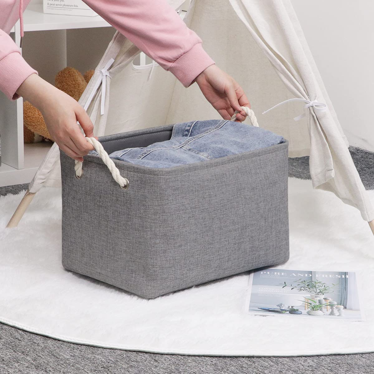 Shelf Baskets for Storage (3 Count)