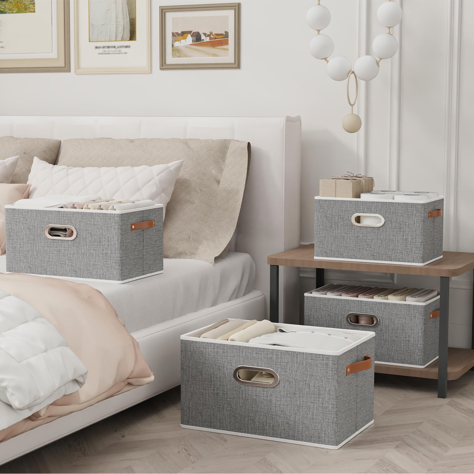Collapsible Fabric Storage Bins