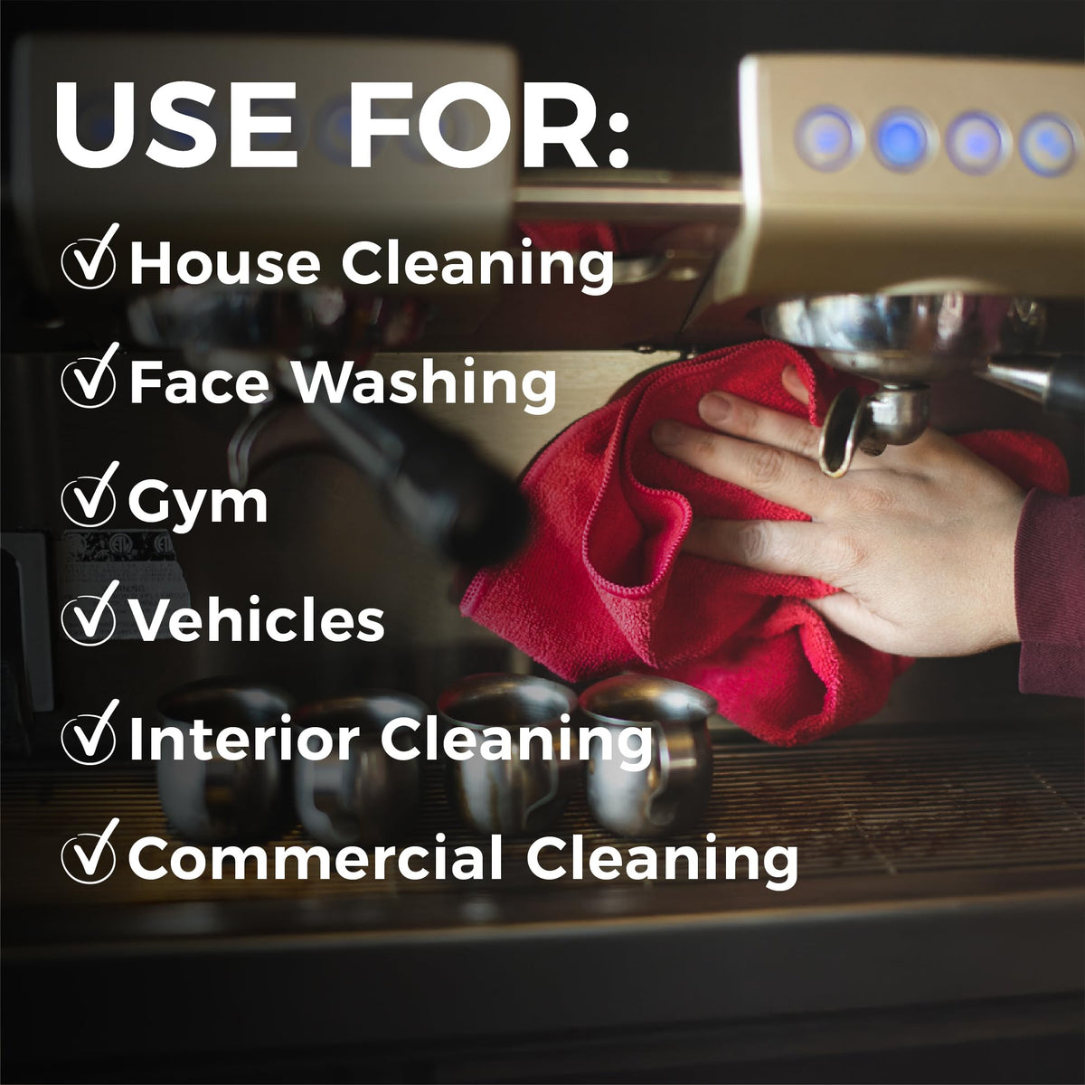 All Purpose Microfiber Terry Cleaning Towels (20 Count)