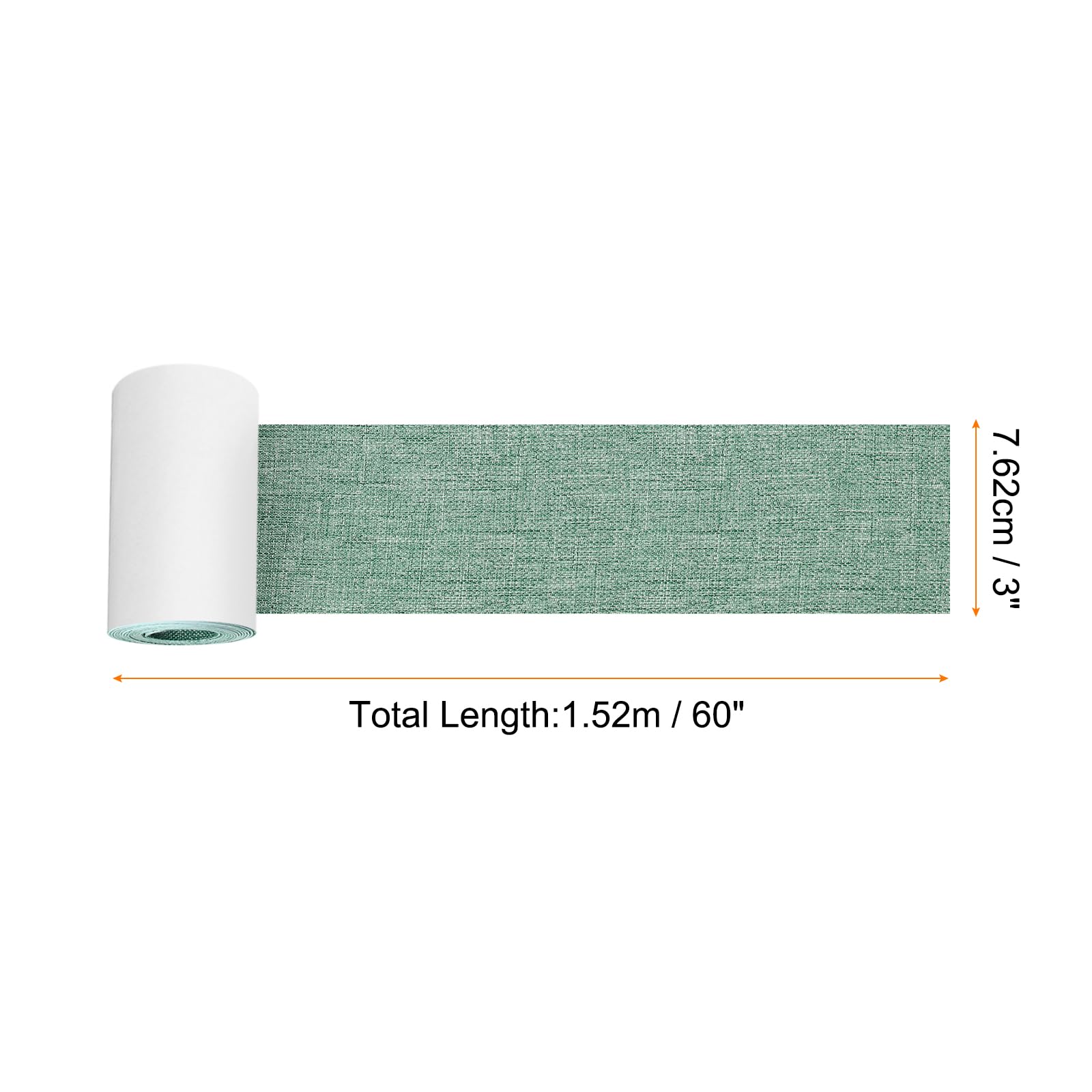 3x60 Inch Green Linen Repair Patch