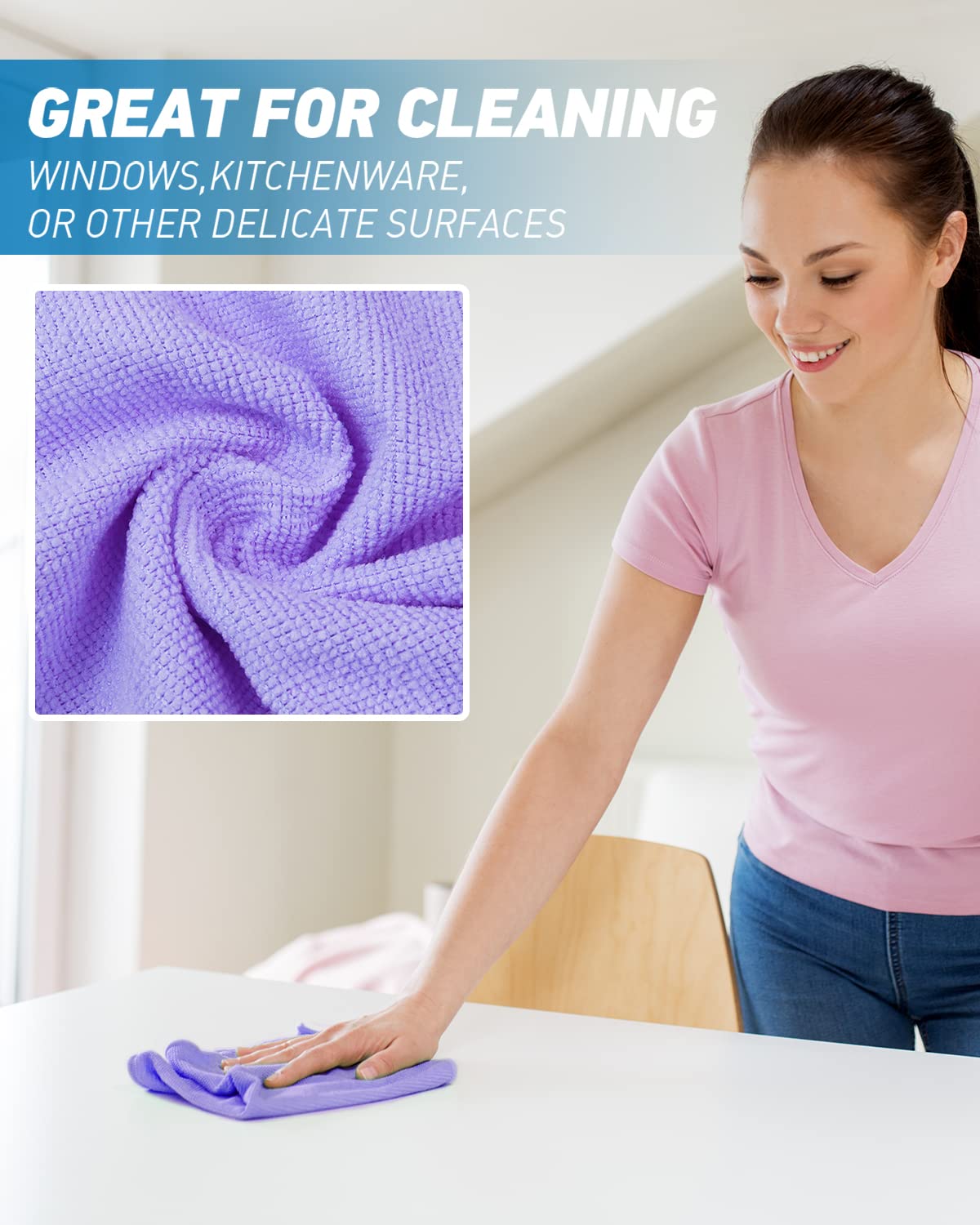 Microfiber Cleaning Cloth (24 Count) - ModHome Supplies