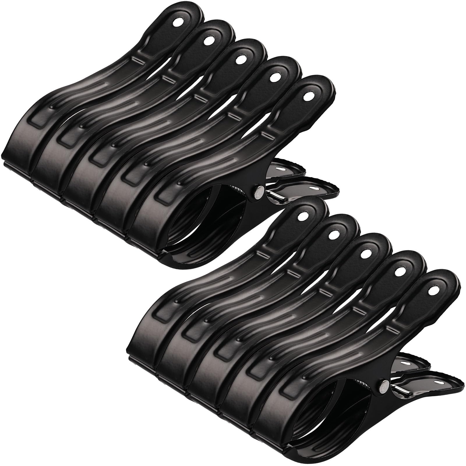 10 Pack Metal Beach Towel Clips (10 Count)