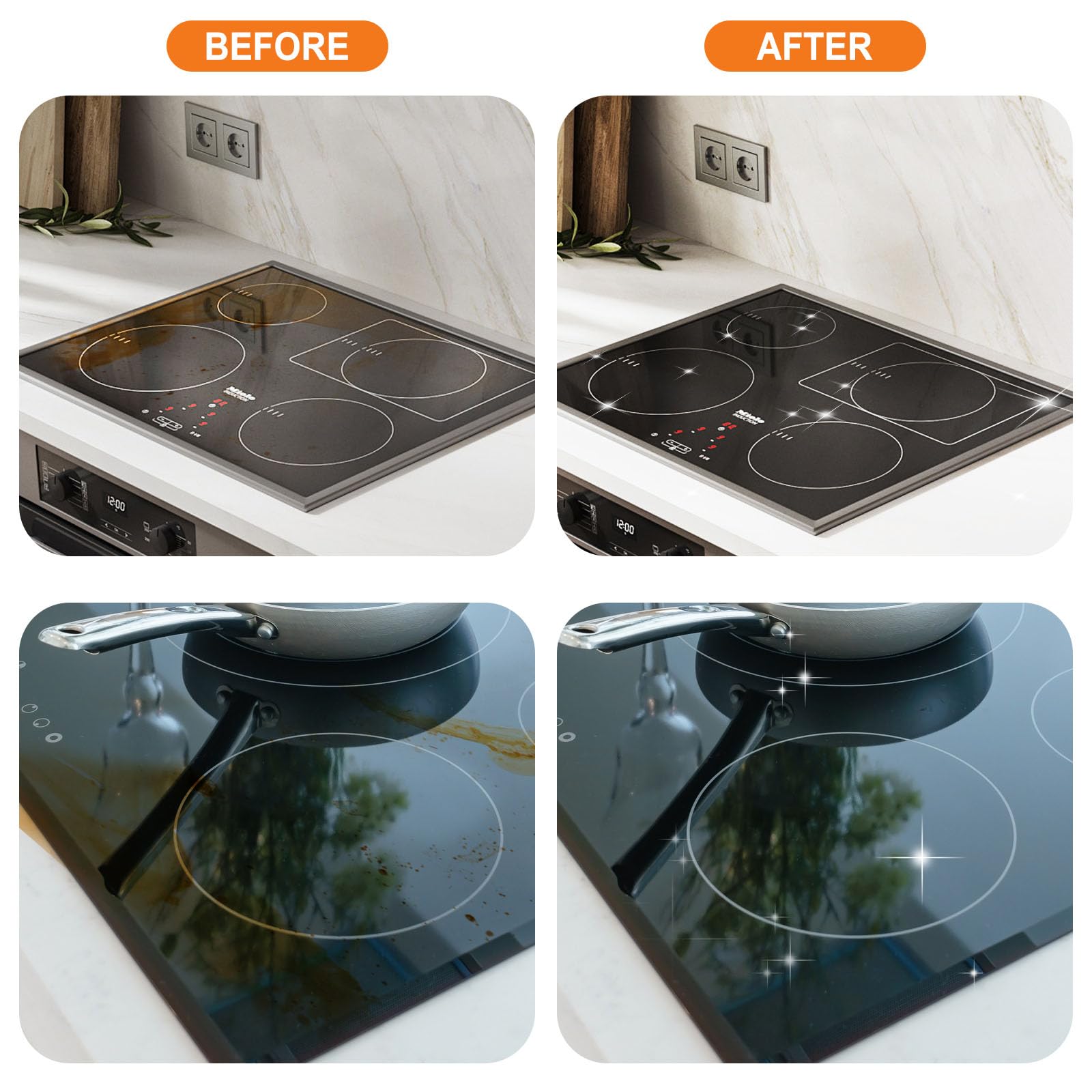 Glass Stove Top Cleaner Kit (12 Fl Oz)