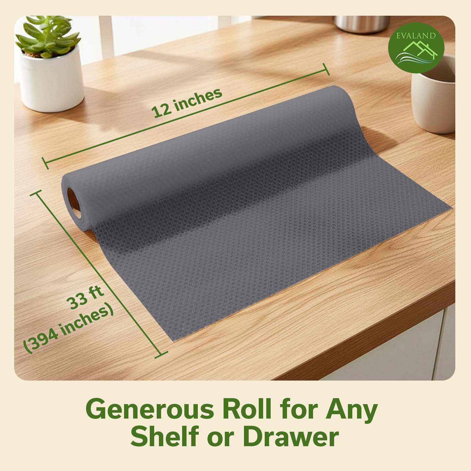 Shelf Liner Cabinet Liner Non (33 Sq Ft)