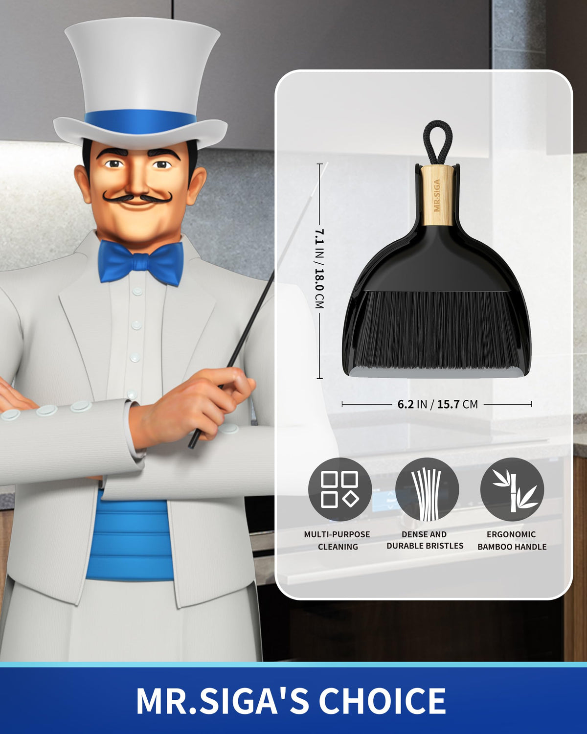 Mini Dustpan and Brush Set