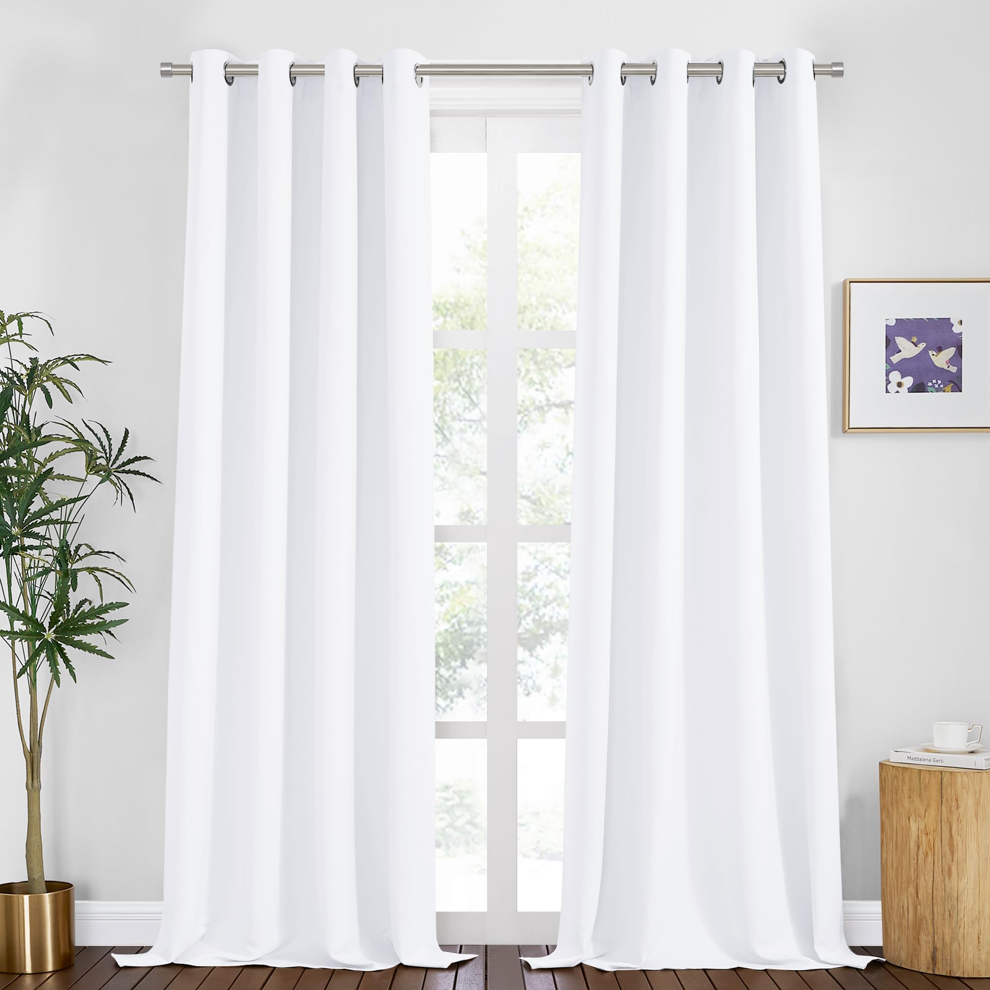 Room Darkening Curtains for Bedroom (2 Count)