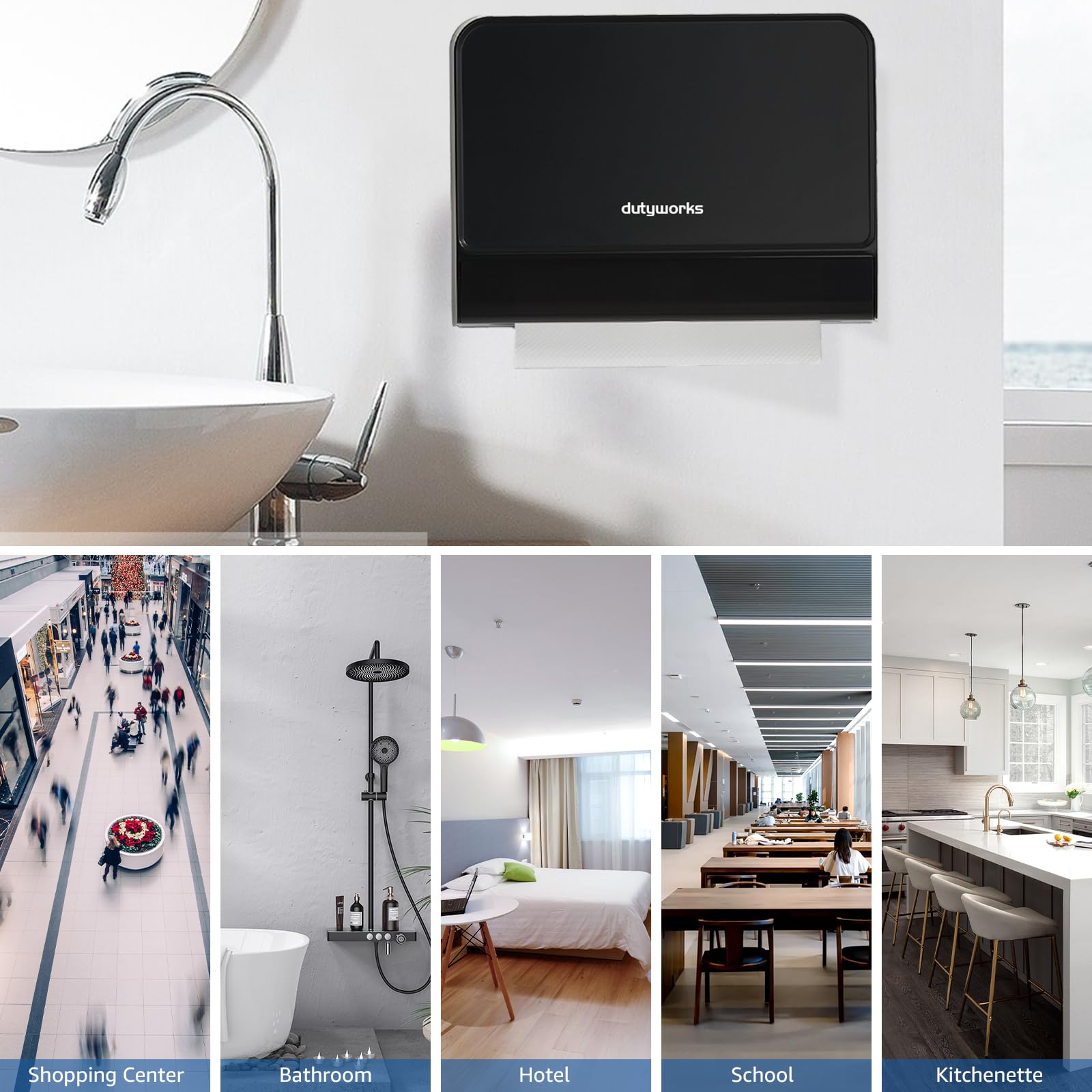Multifold Paper Towel Dispenser Wall Mount