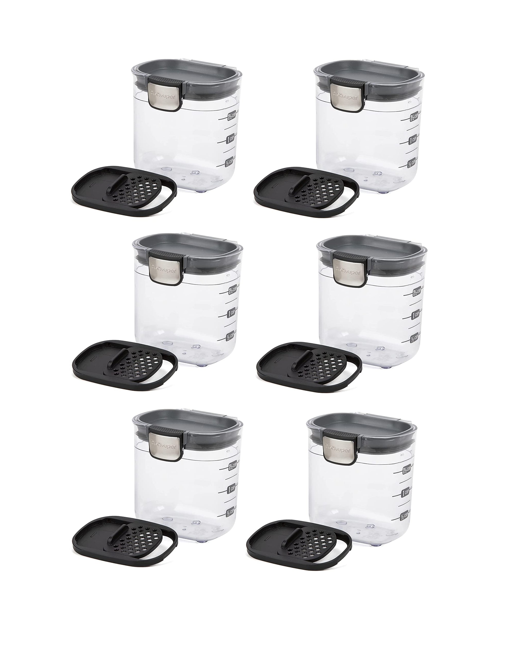 PKS 401 1.5 Cup Mini Prokeeper+ Airtight Silicone Seal Storage Container Great For Spices & Baking Acessories