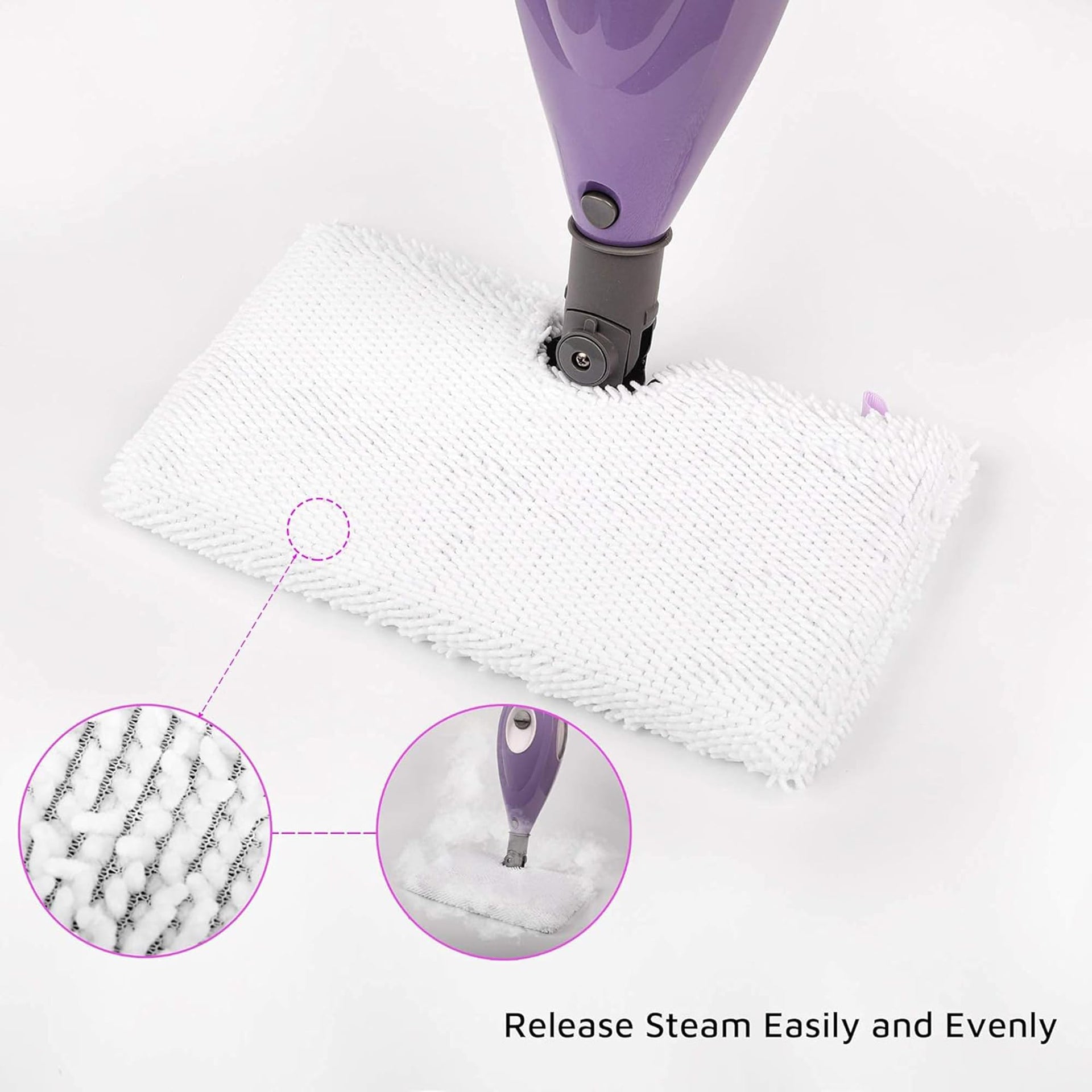 Steam Mop Replacement Pads for Shark Steamer S3501 S3601 12 Pack (4 Count)