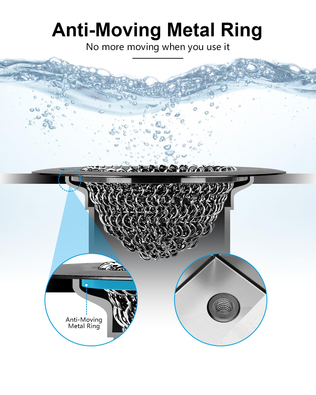 Upgraded Sink Drain Strainer