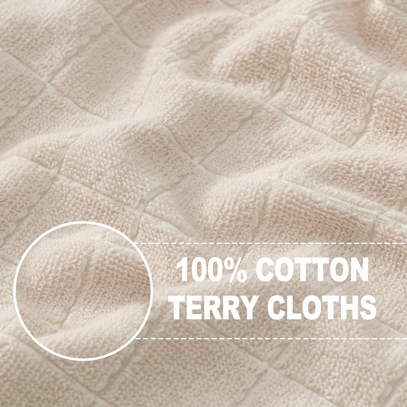 100% Cotton Terry Kitchen Towels (6 Count)