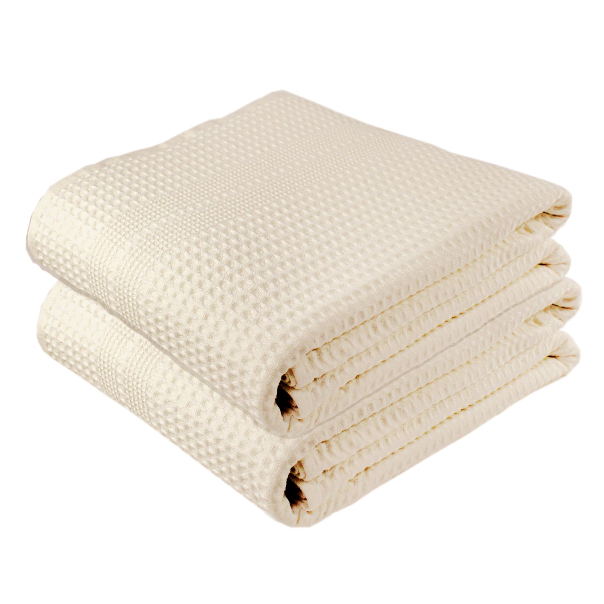 Waffle Bath Sheet Large Bath Towels Quick Dry Thin Body Towels (2 Count)