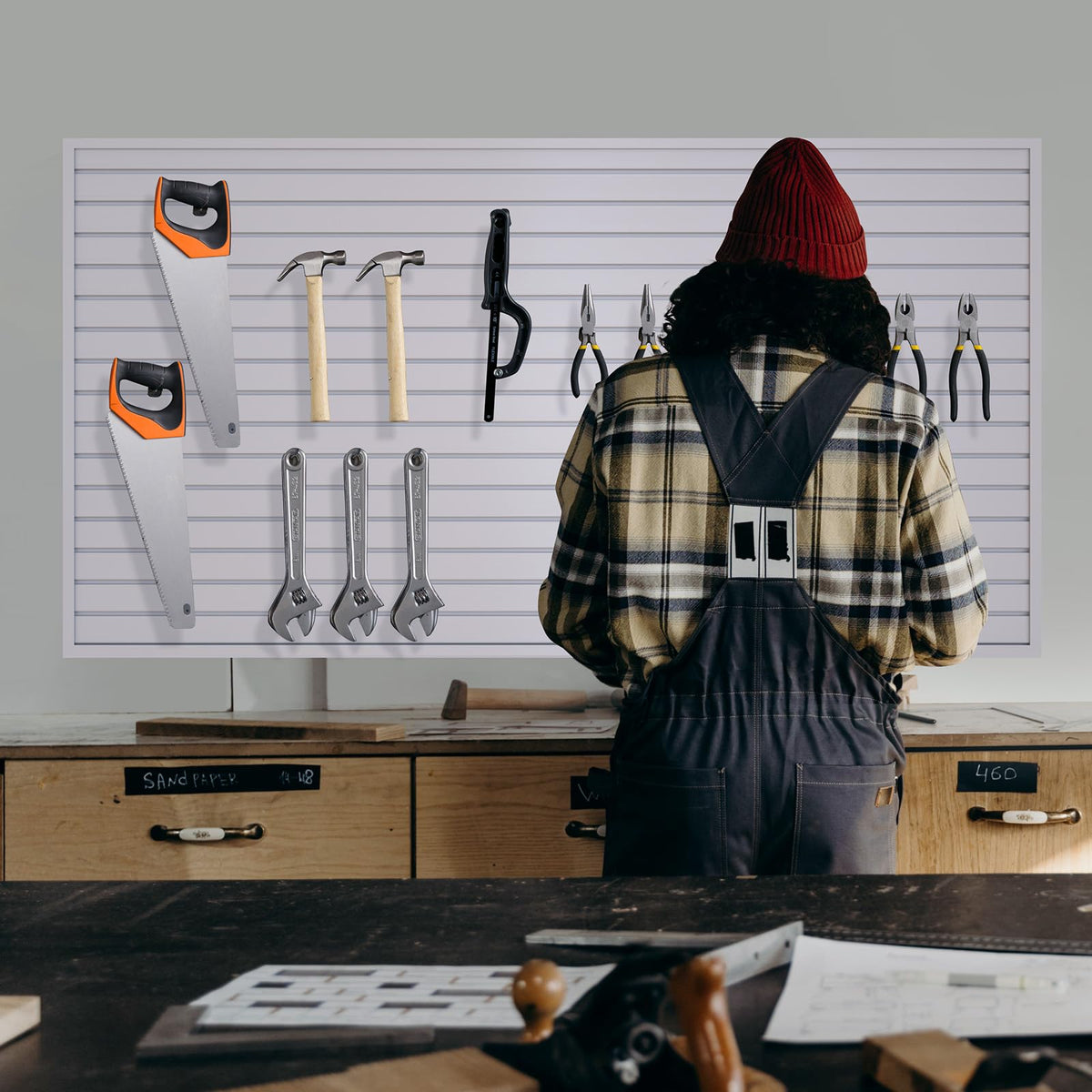 Slatwall Panel Wall Storage Systems