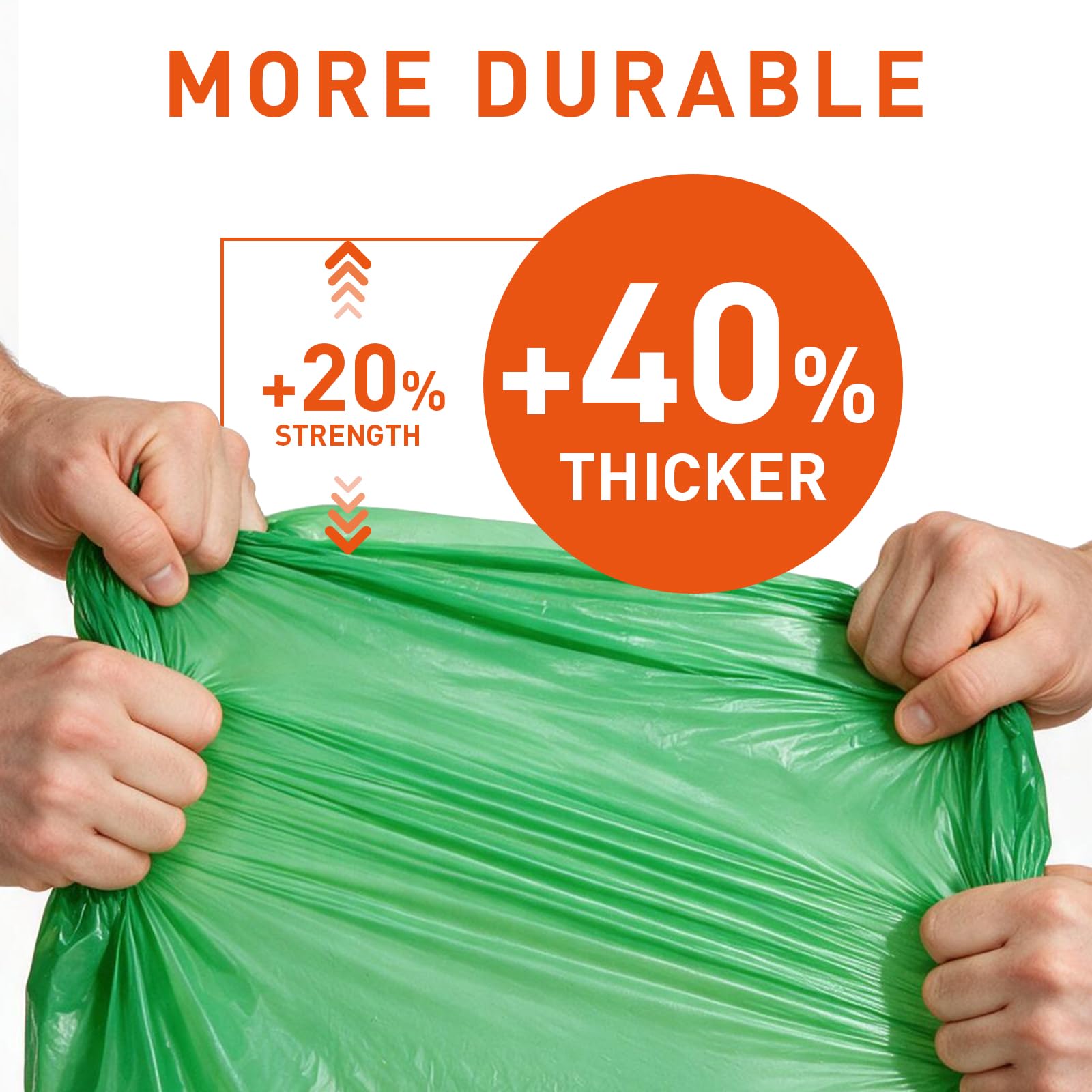 Compostable Trash Bags 23 gallon Large Garbage Bags (20 Count)