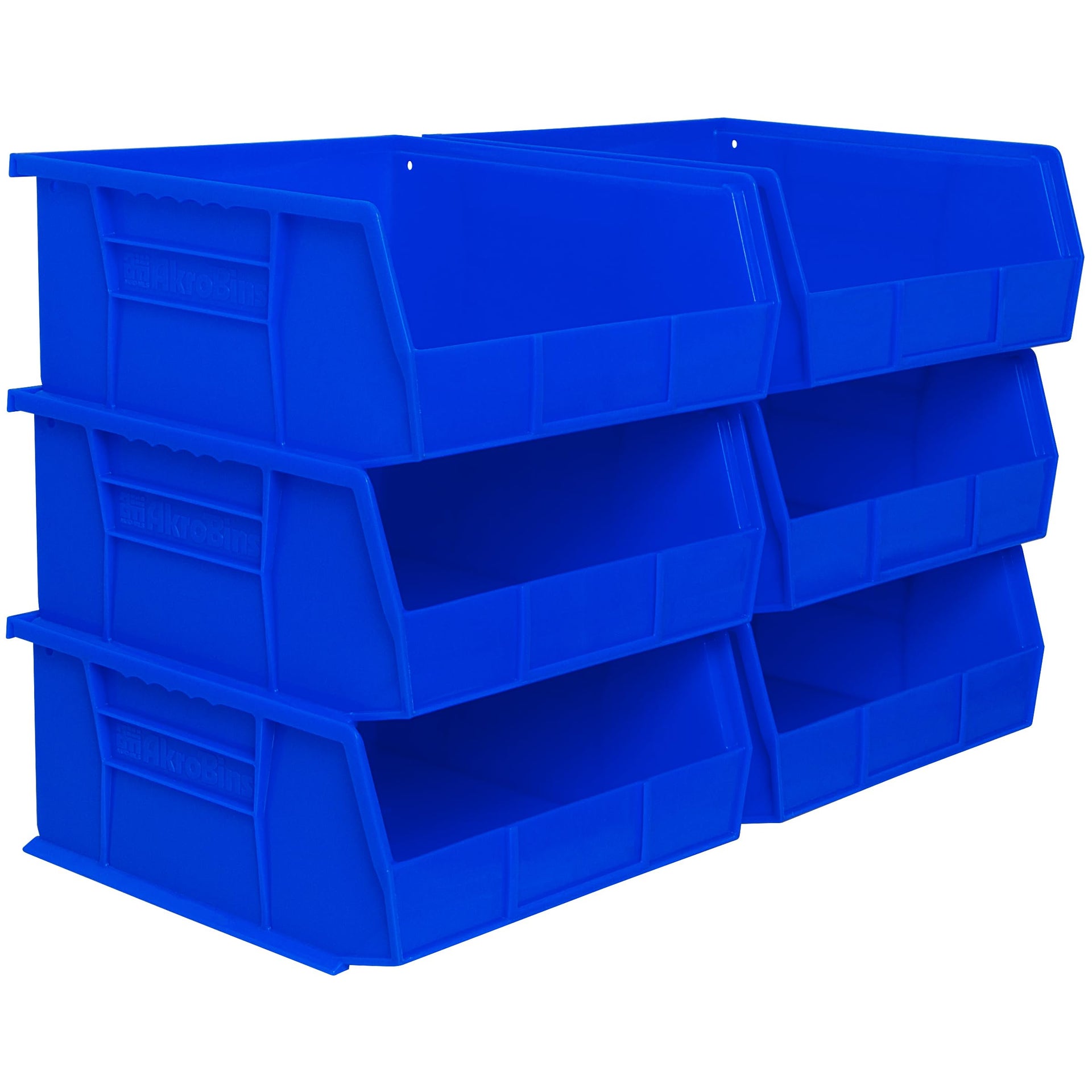 30235 AkroBins Plastic Storage Bins (6 Count)