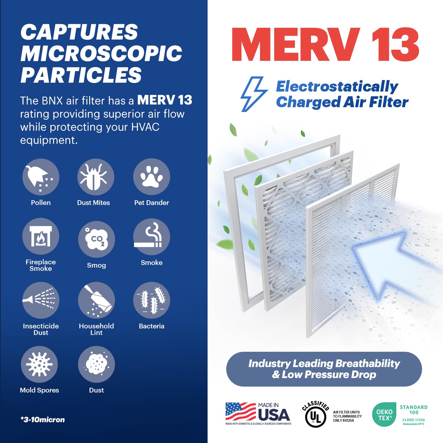 TruFilter 24x30x1 Air Filter MERV 13 (4 Count)