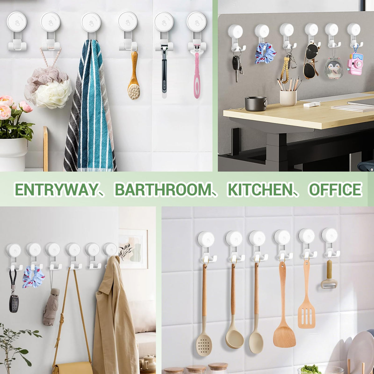 Suction Hooks Powerful Vacuum Suction Cup Hooks