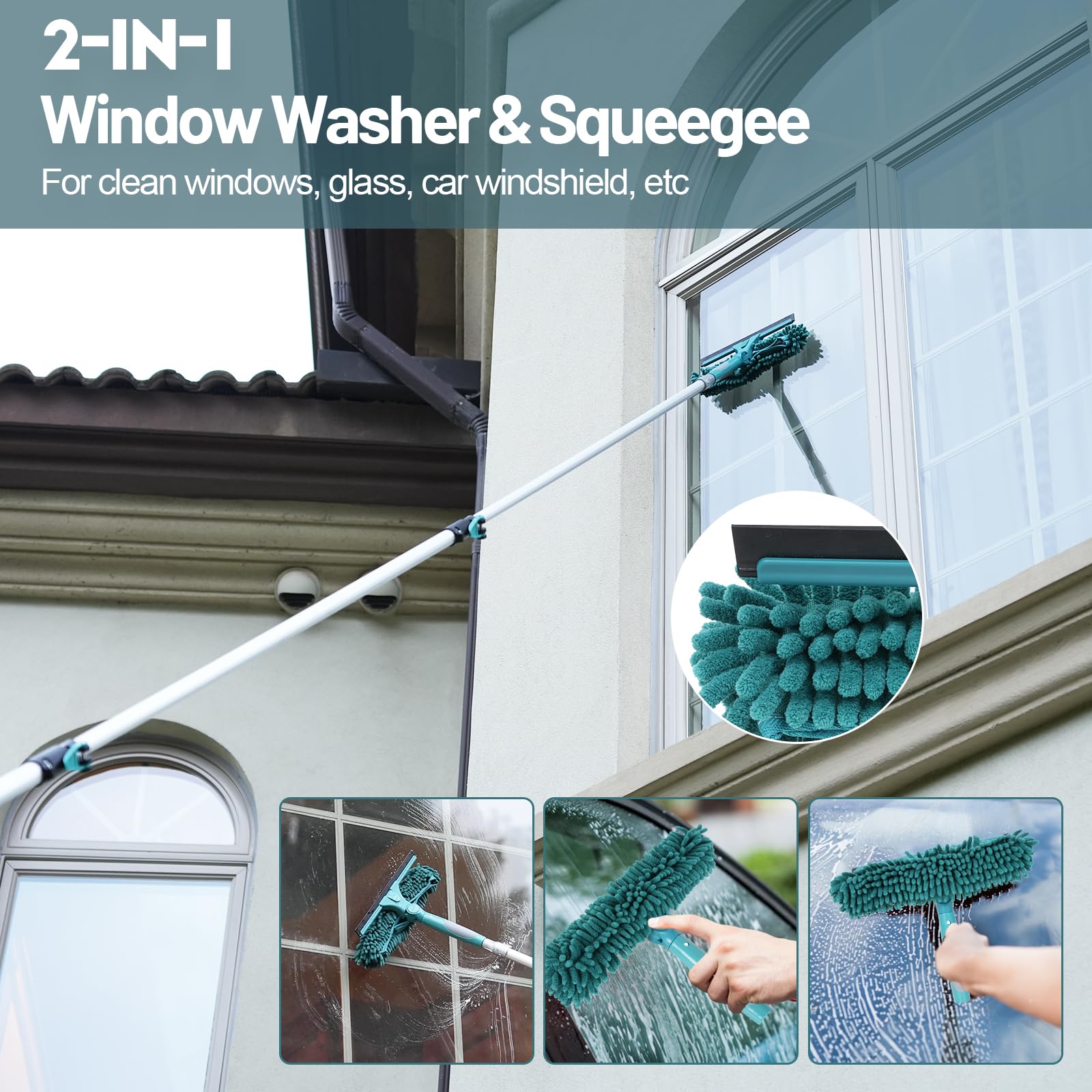 20 Foot High Reach Duster Kit with 5
