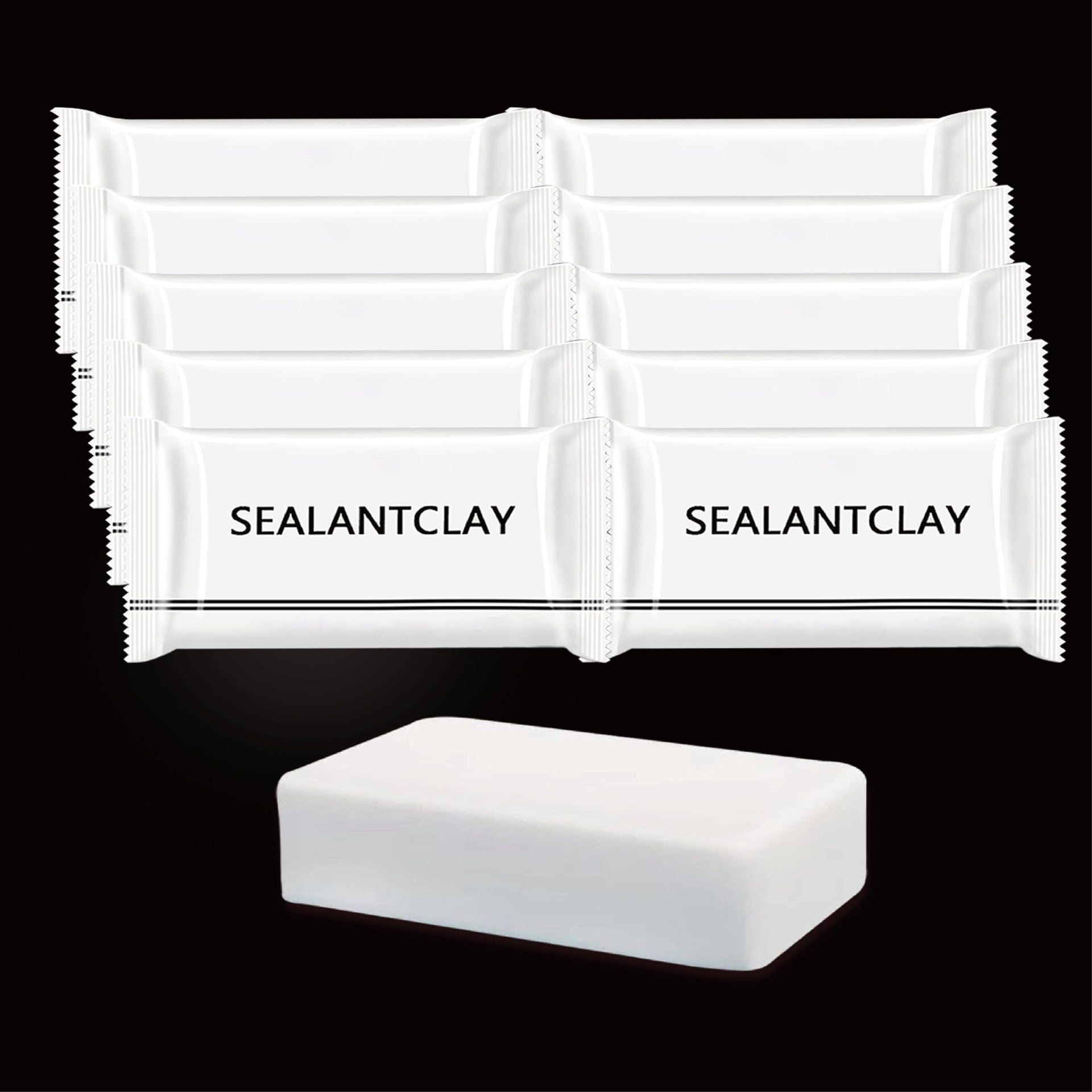 10 Pack Premium Waterproof Wall Repair Sealing Clay Duct Seal Ideal for Wall Hole Repair (10 Count)