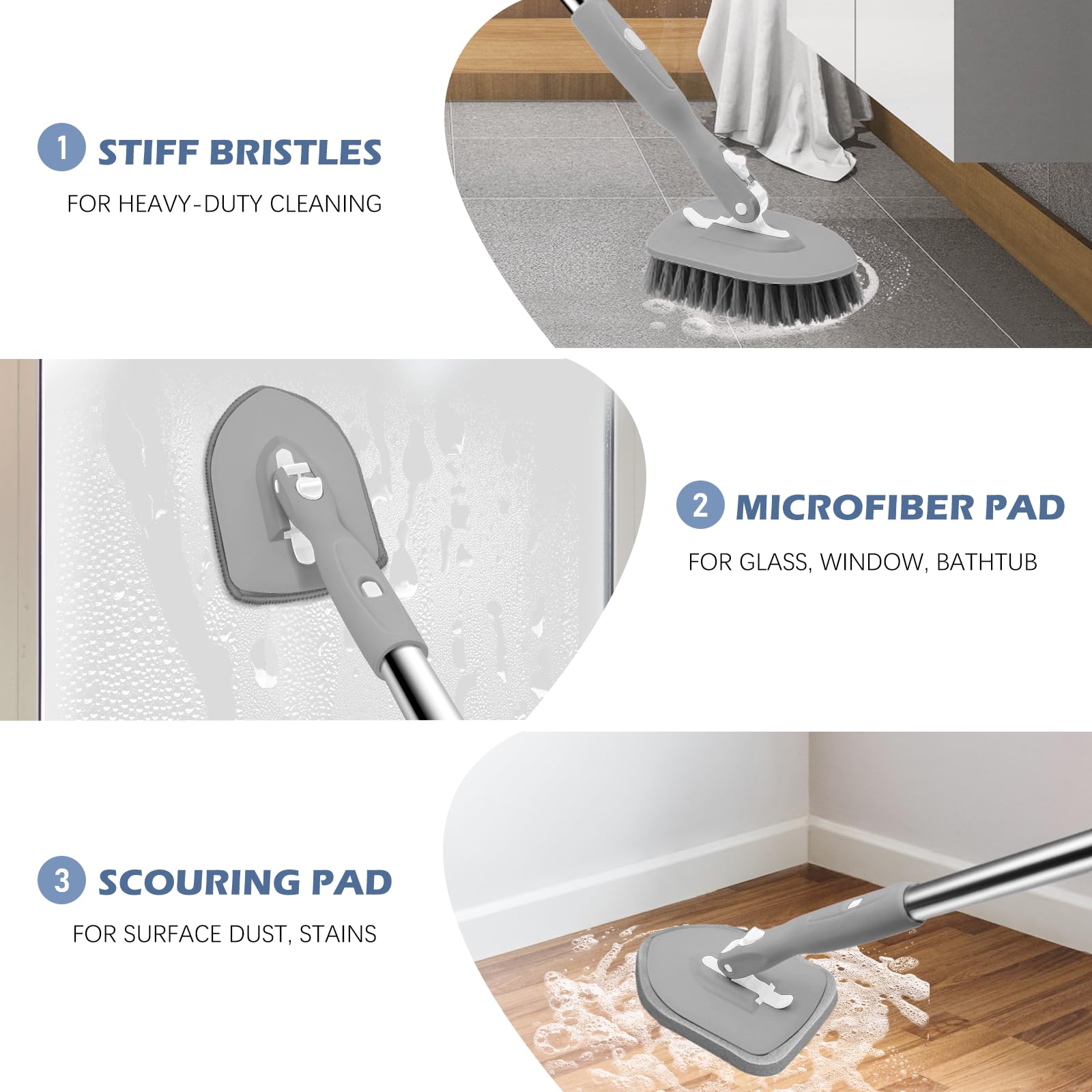 Tile Tub Scrubber Brush 3
