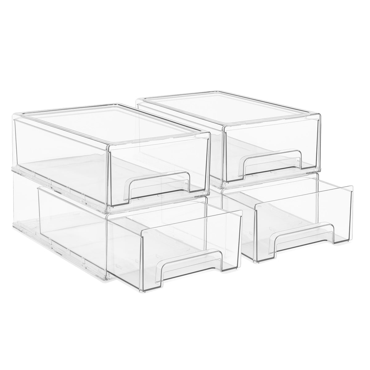 Medium Clear Storage Drawers