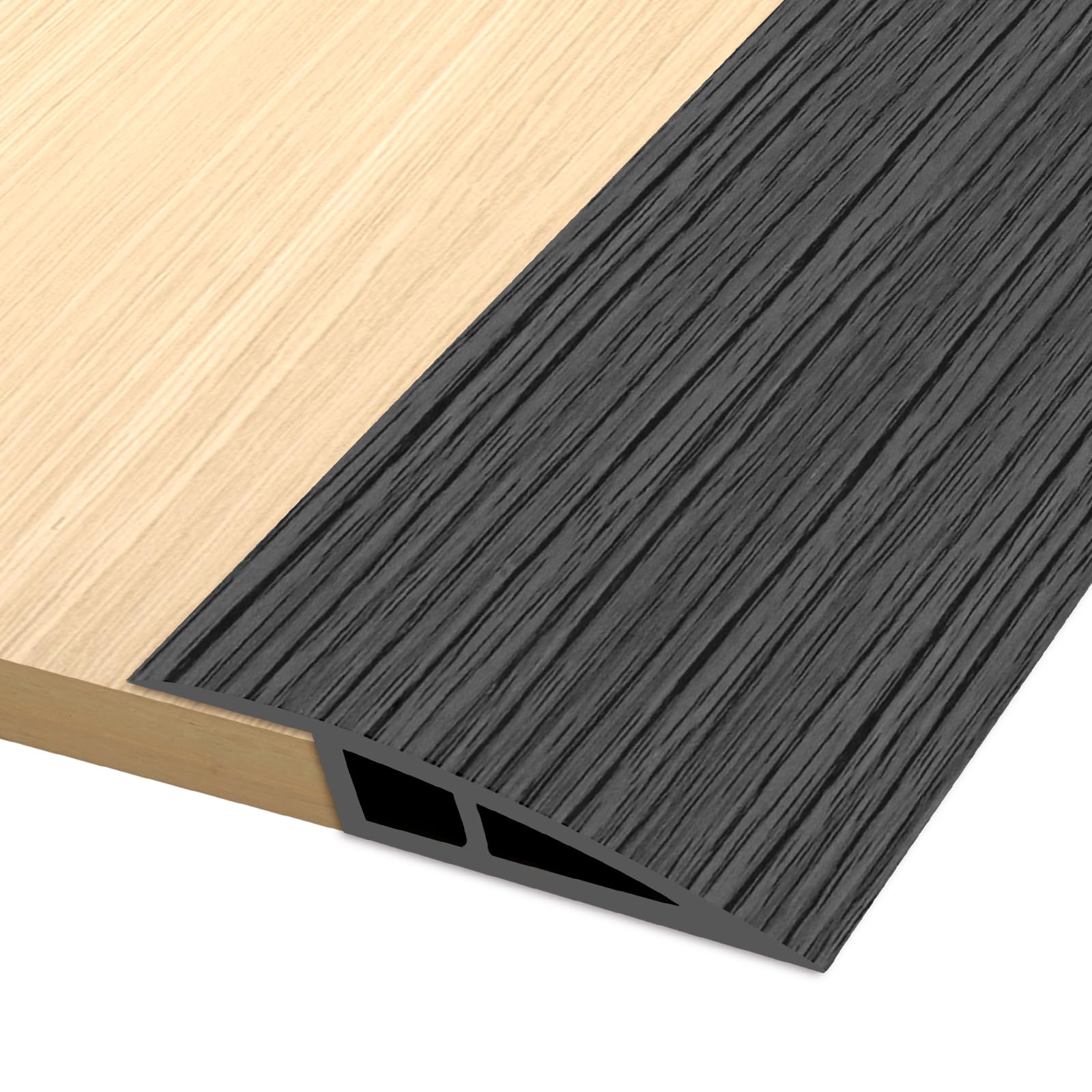 Vinyl Door Threshold Flooring Transition Strip Self Adhesive Carpet Edging Strip for Laminate Doorway Edge Threshold from 2 (10 Foot)