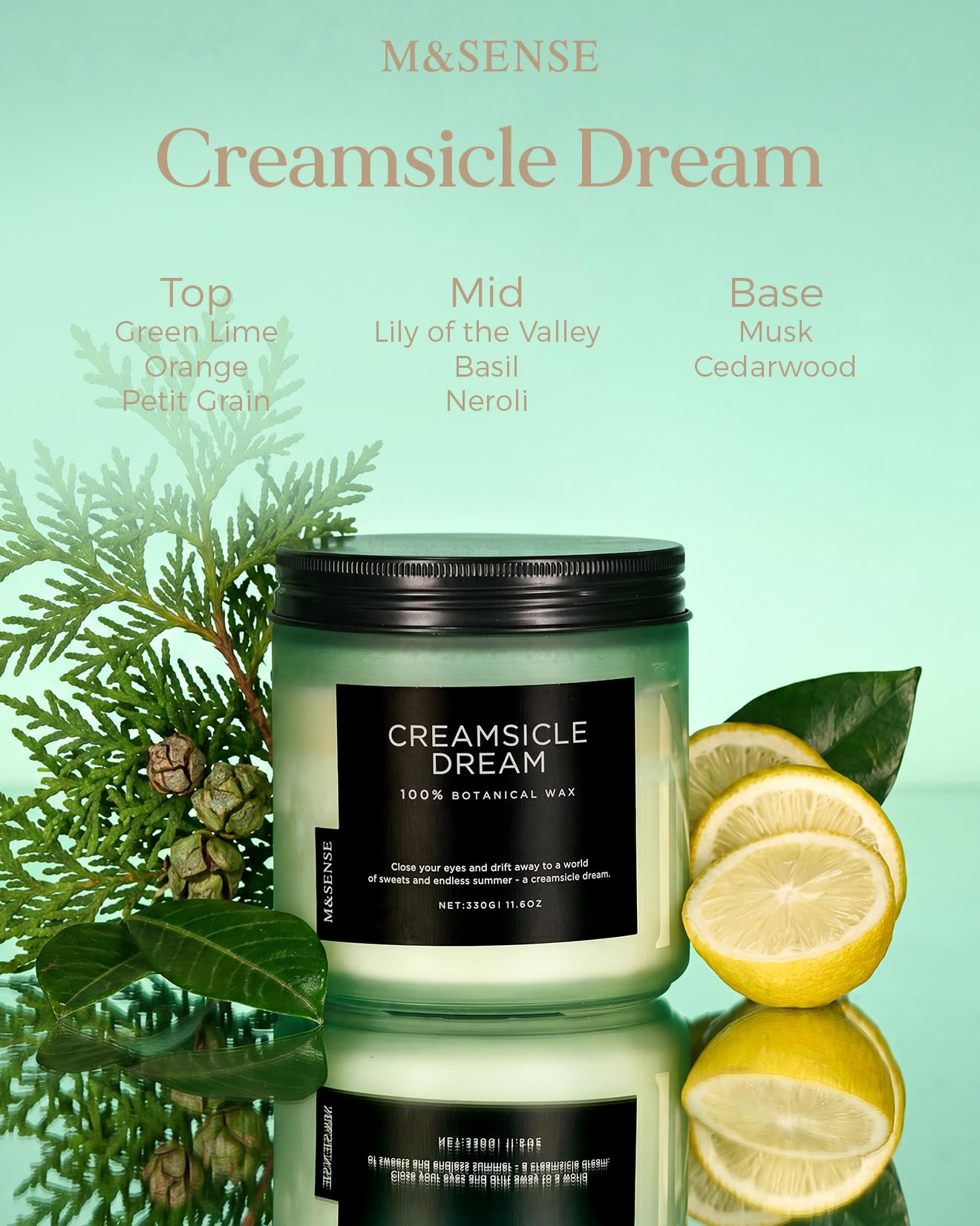 Orange Creamsicle Summer Scented Candle (11.6 Ounce)