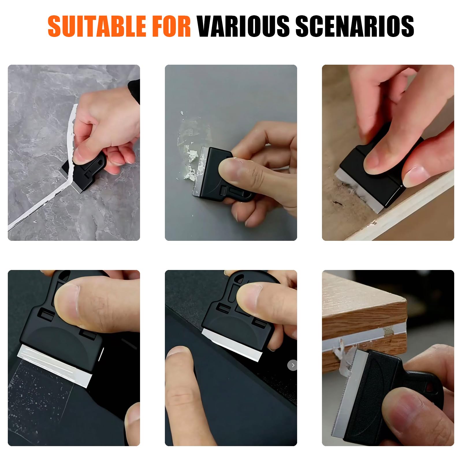 7 Pack Razor Blade Scraper Tool