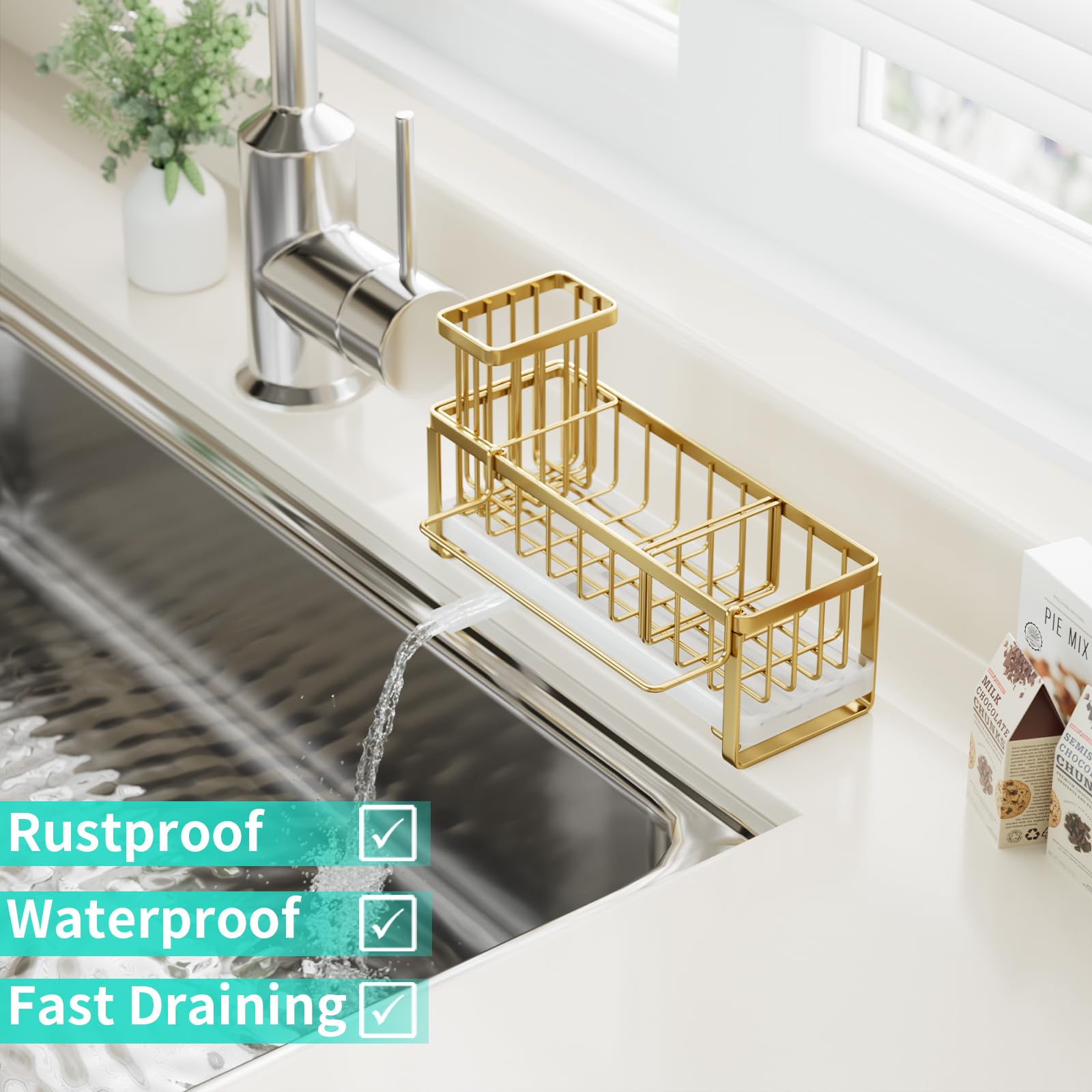 Sponge Holder for Kitchen Sink