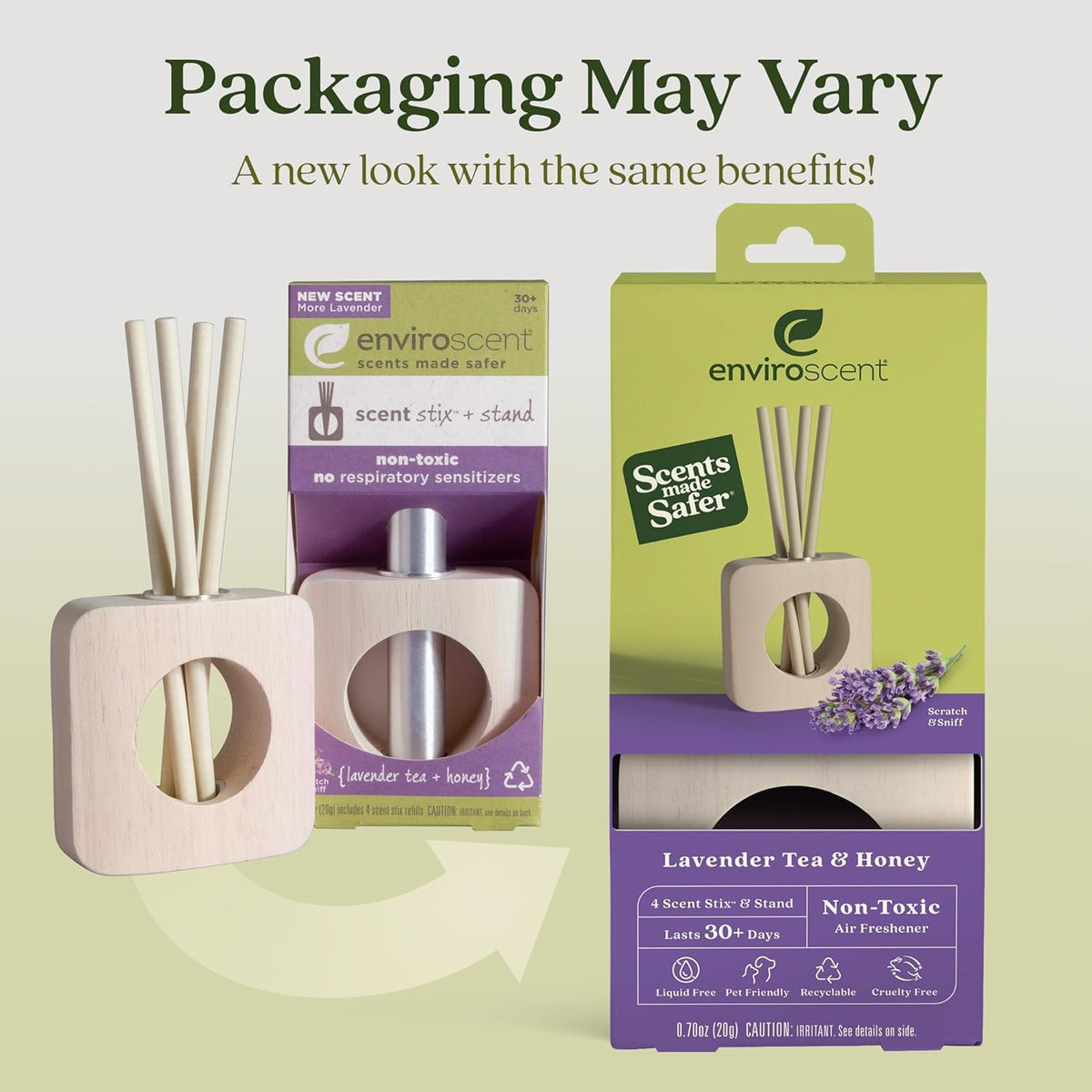 Scent Stix™ Starter Kit with Mango Wood Stand & Refill (4 Count)