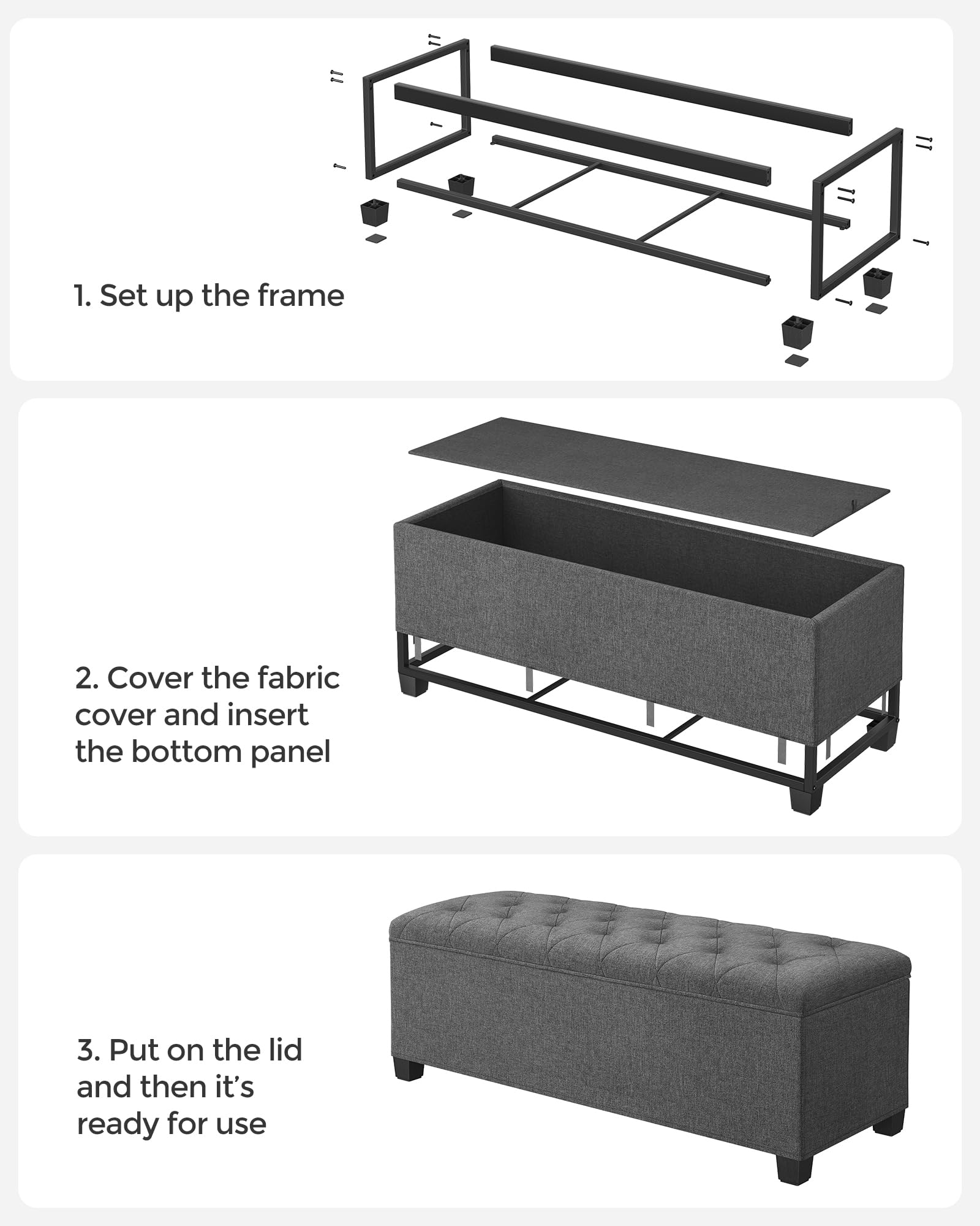 Storage Ottoman Bench
