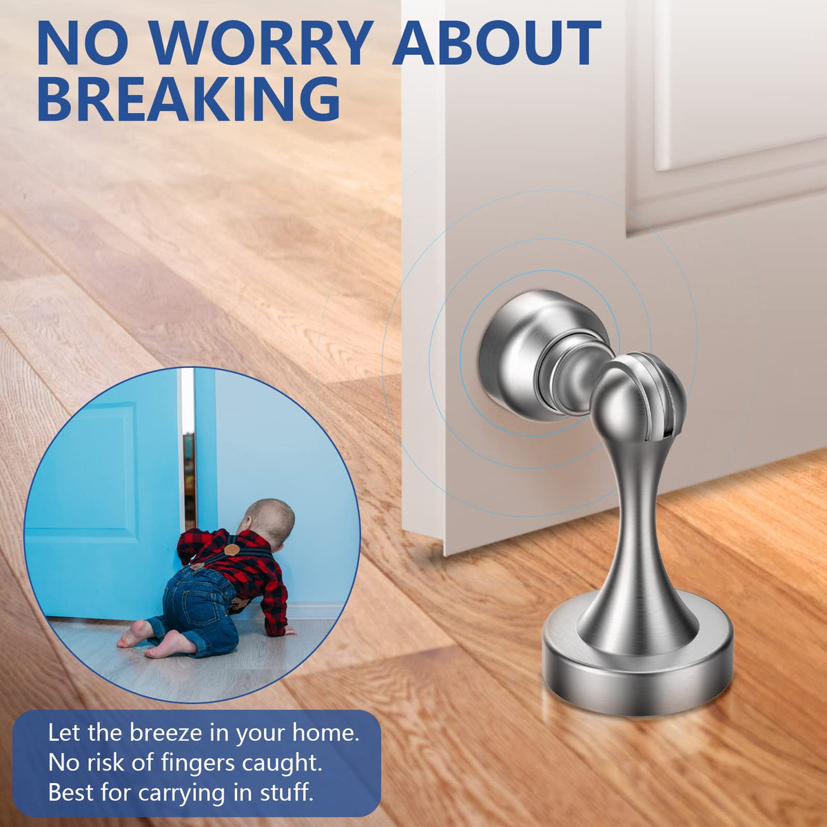Magnetic Door Stop (4 Count)