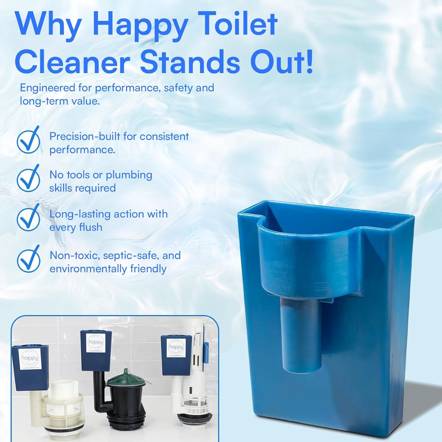 Original Toilet Bowl Tablet Holder Automatic Toilet Bowl Cleaner
