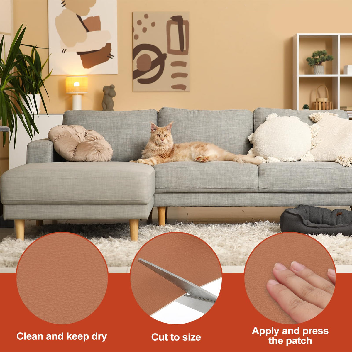 Leather Patches Tape for Furniture