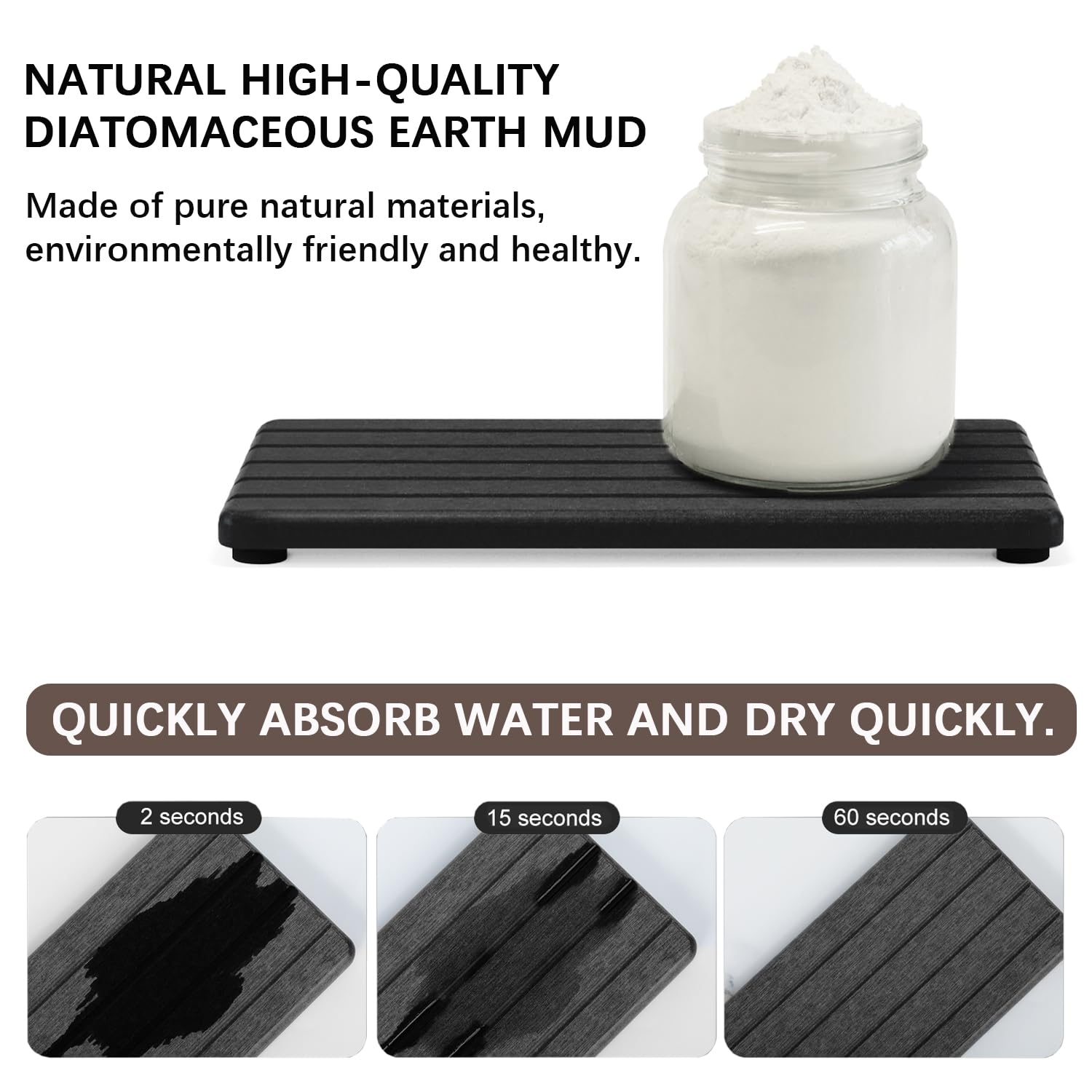 3PCS Stone Drying Tray (3 Count)