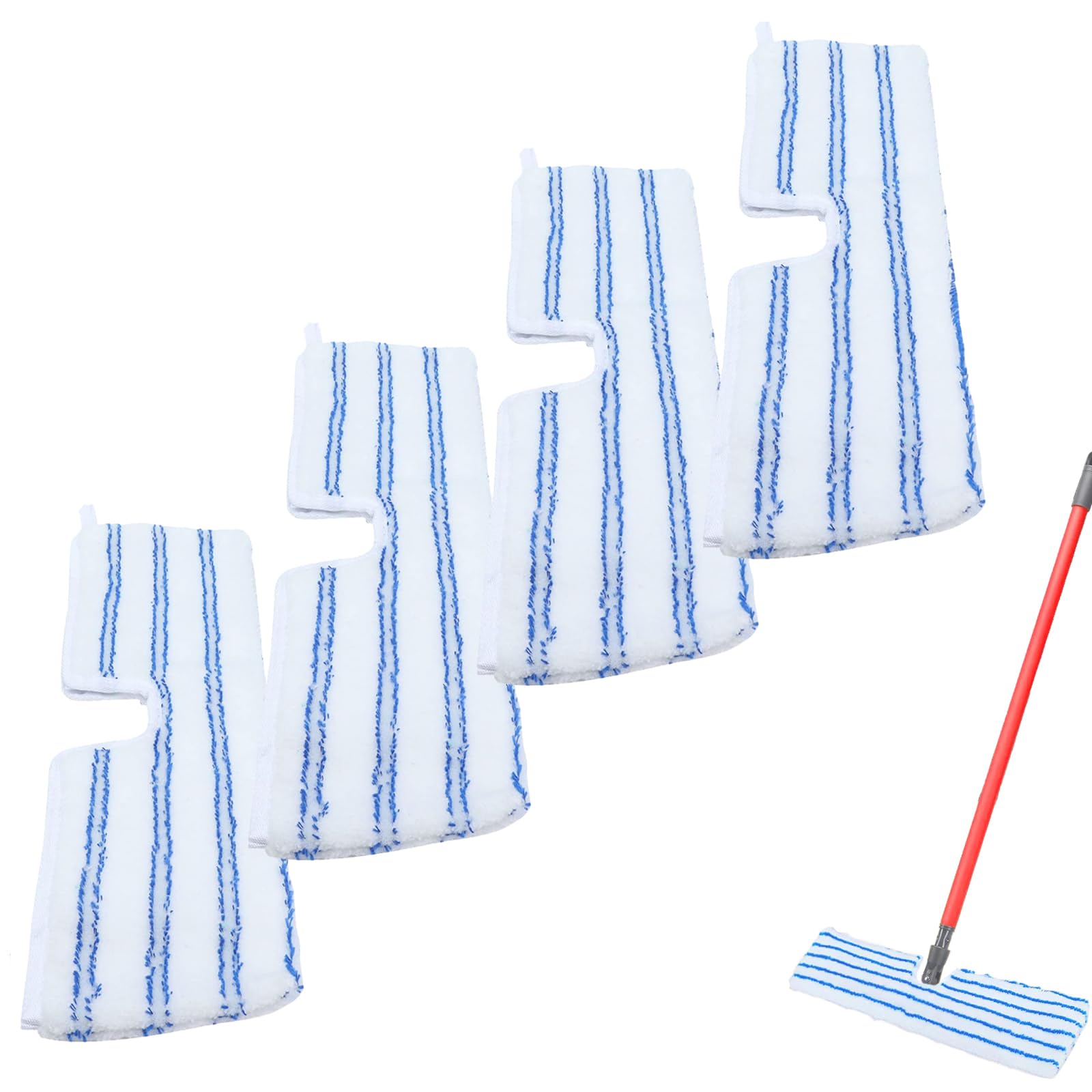 4 Pack Microfiber Mop Pads for O Cedar Mop Replace Head (4 Count) - ModHome Supplies