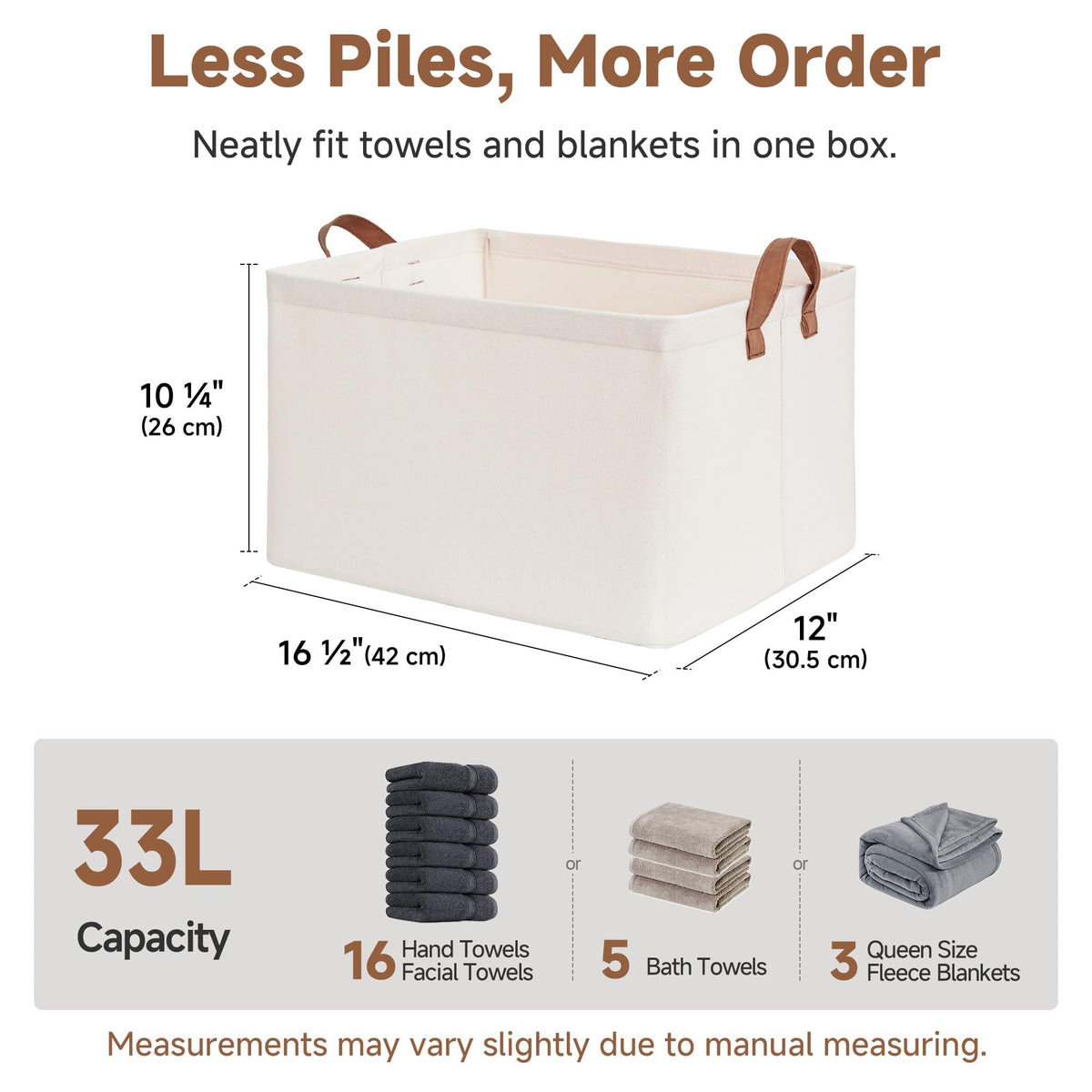 Storage Basket for Shelves (2 Count)