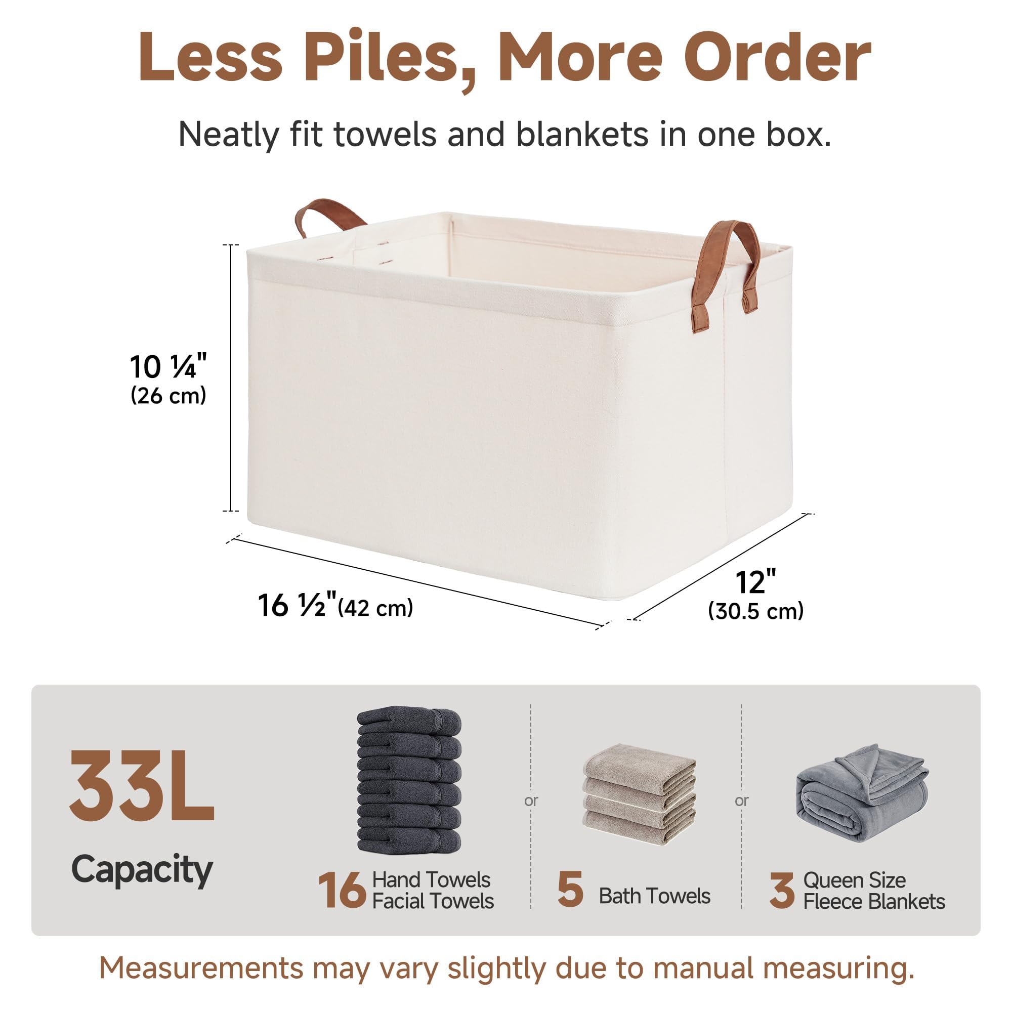Storage Basket for Shelves (2 Count)