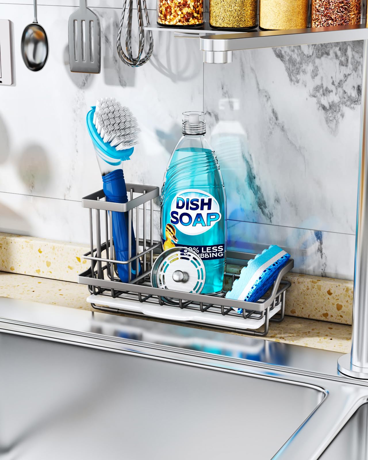 Sponge Holder for Kitchen Sink