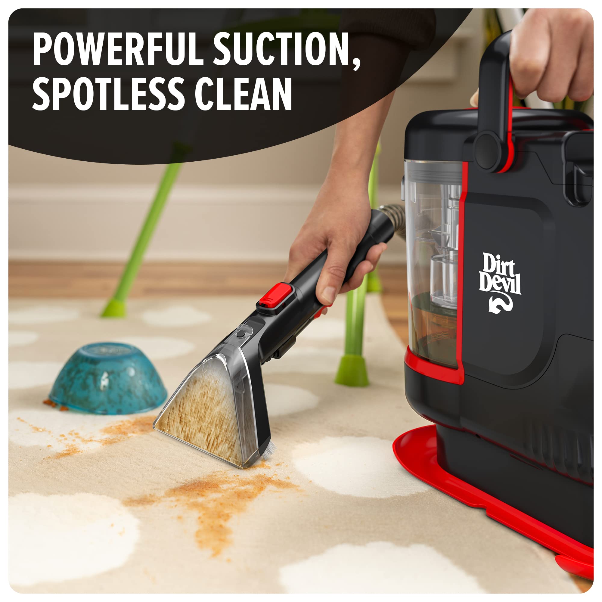 Portable Spot Cleaner Machine for Carpet and Upholstery (6 Fl Oz)