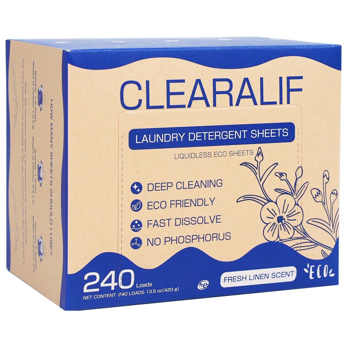 Laundry Detergent Sheets (240 Count)